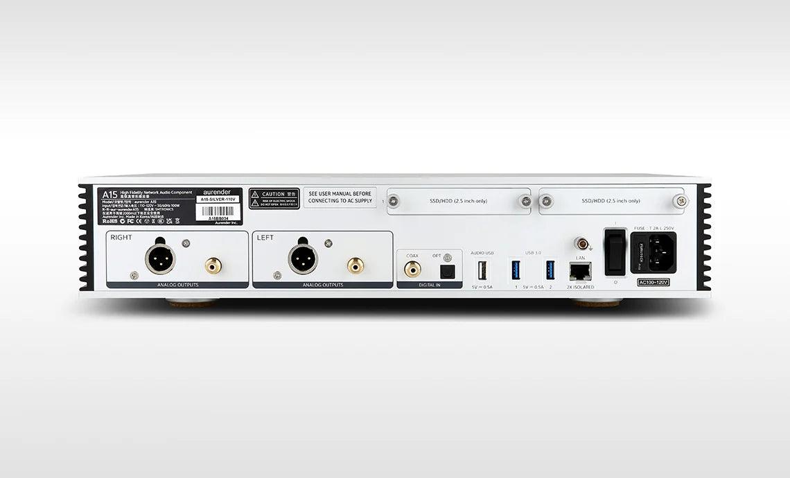 Aurender A15 High-Resolution Digital Music Streamer & Server - Premium Audiophile Grade for Home Theater & Music Listening
