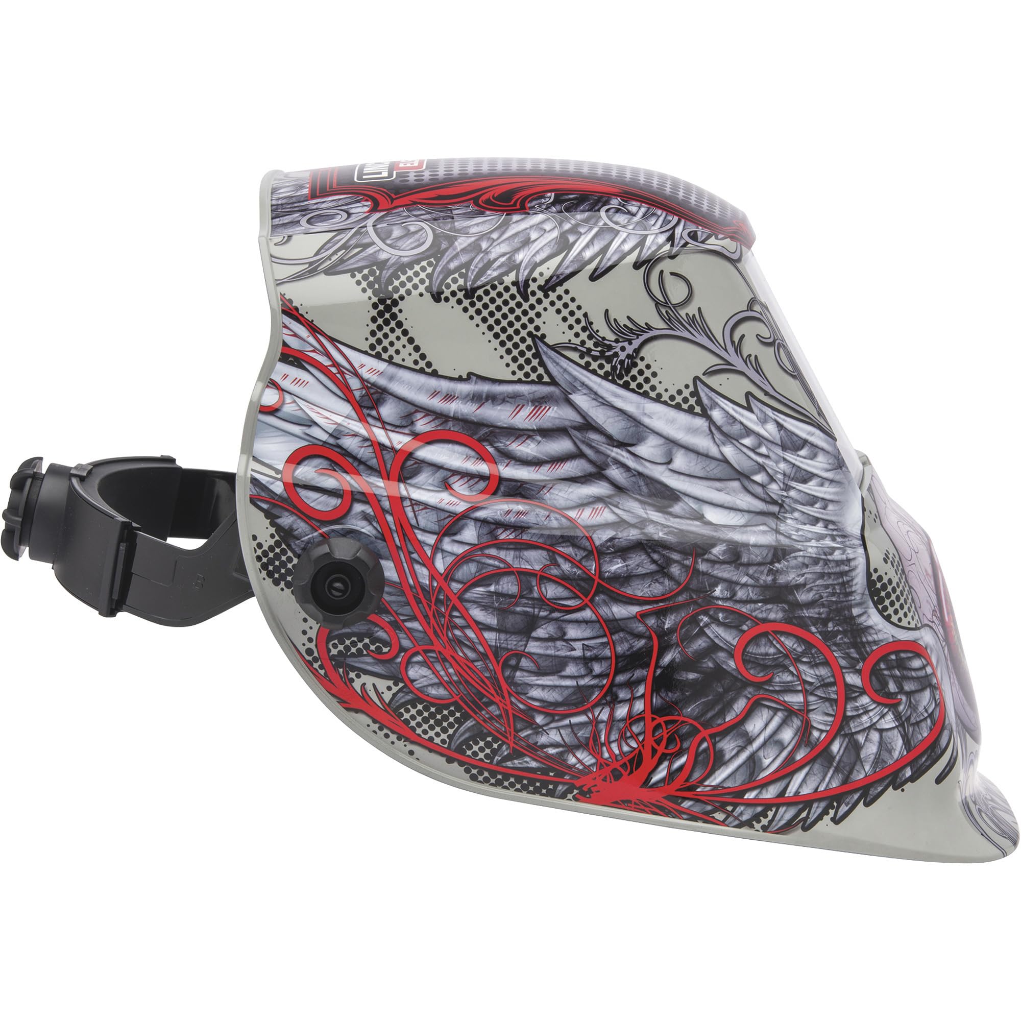 Auto Darkening Welding Helmet with Shade 9-13 Adjustable Lens - Tan/Red for Arc, MIG, TIG Welding - Perfect for DIY, Construction & Metal Fabrication