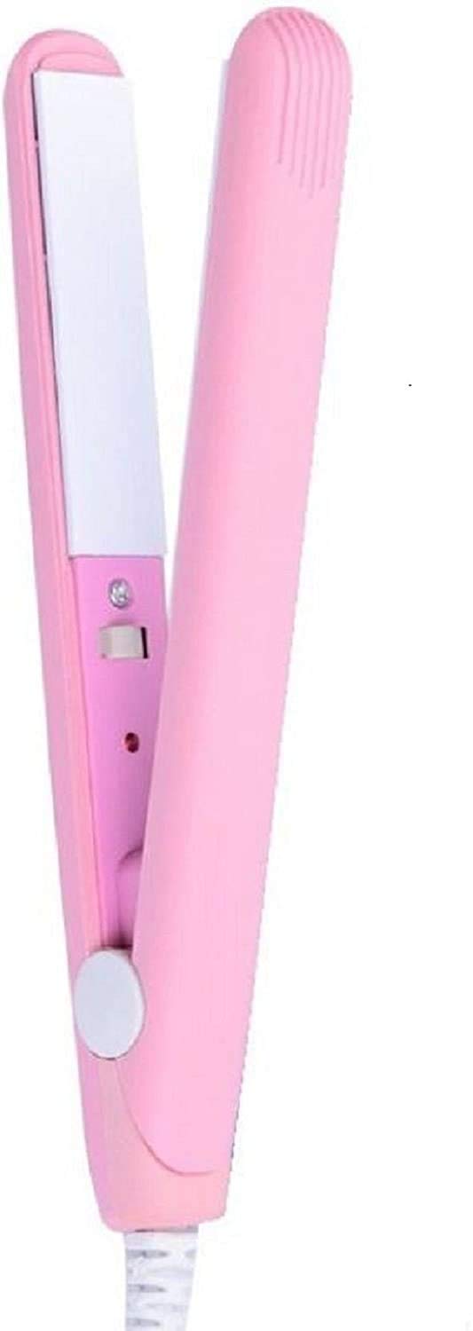 Jarsvoy TYA 6155 7-Piece Pink Makeup Kit with Mini Hair Straightener - Perfect for Travel & Gifts