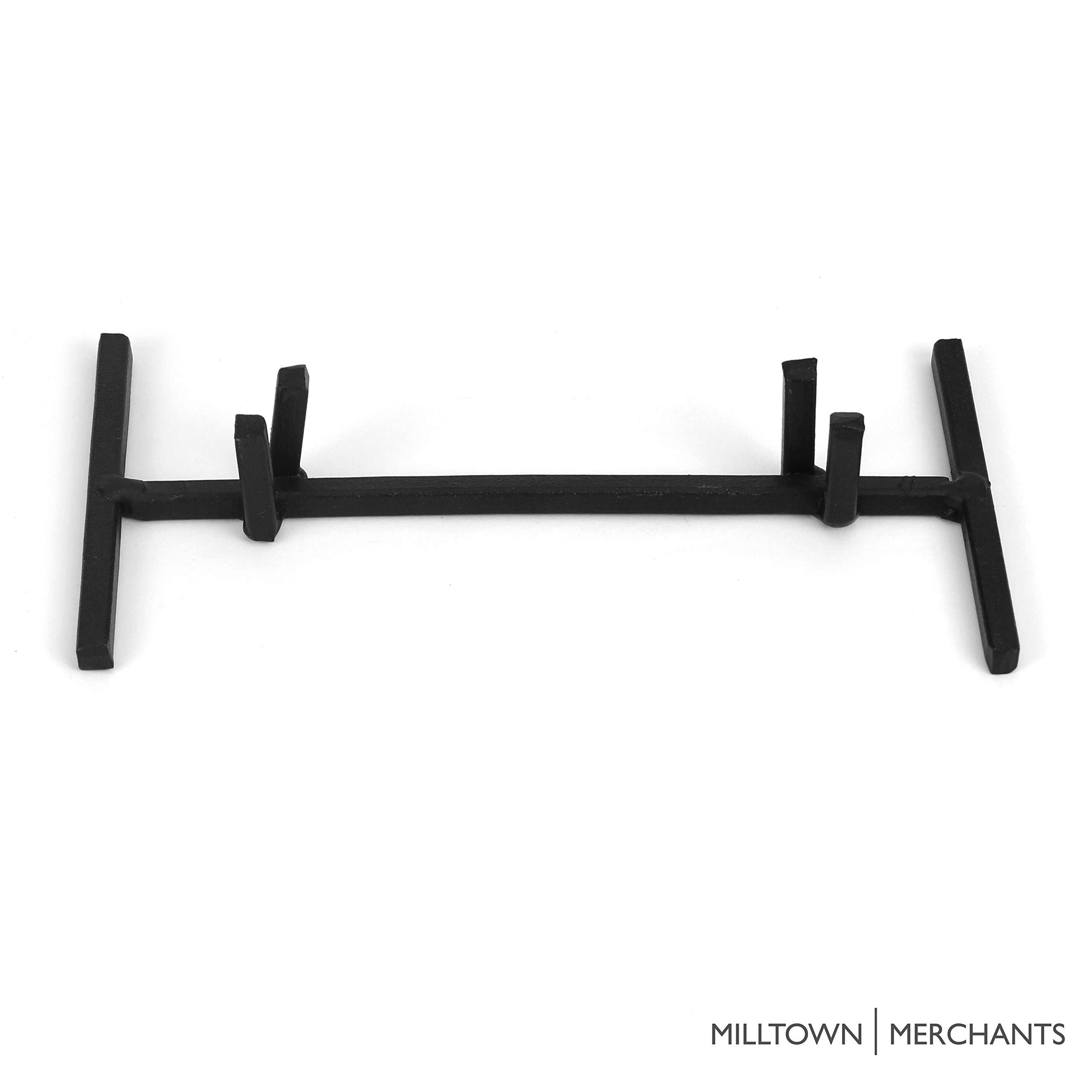 Milltown Merchants™ Metal Display Stand for Ceramic Tiles, Plaques & Glass Art - Small Modern Base Stand for Trade Shows, Office Decor & Home Display - Portable Art Easel for Artists, Craft Shows & Retail Displays (4-Pack)