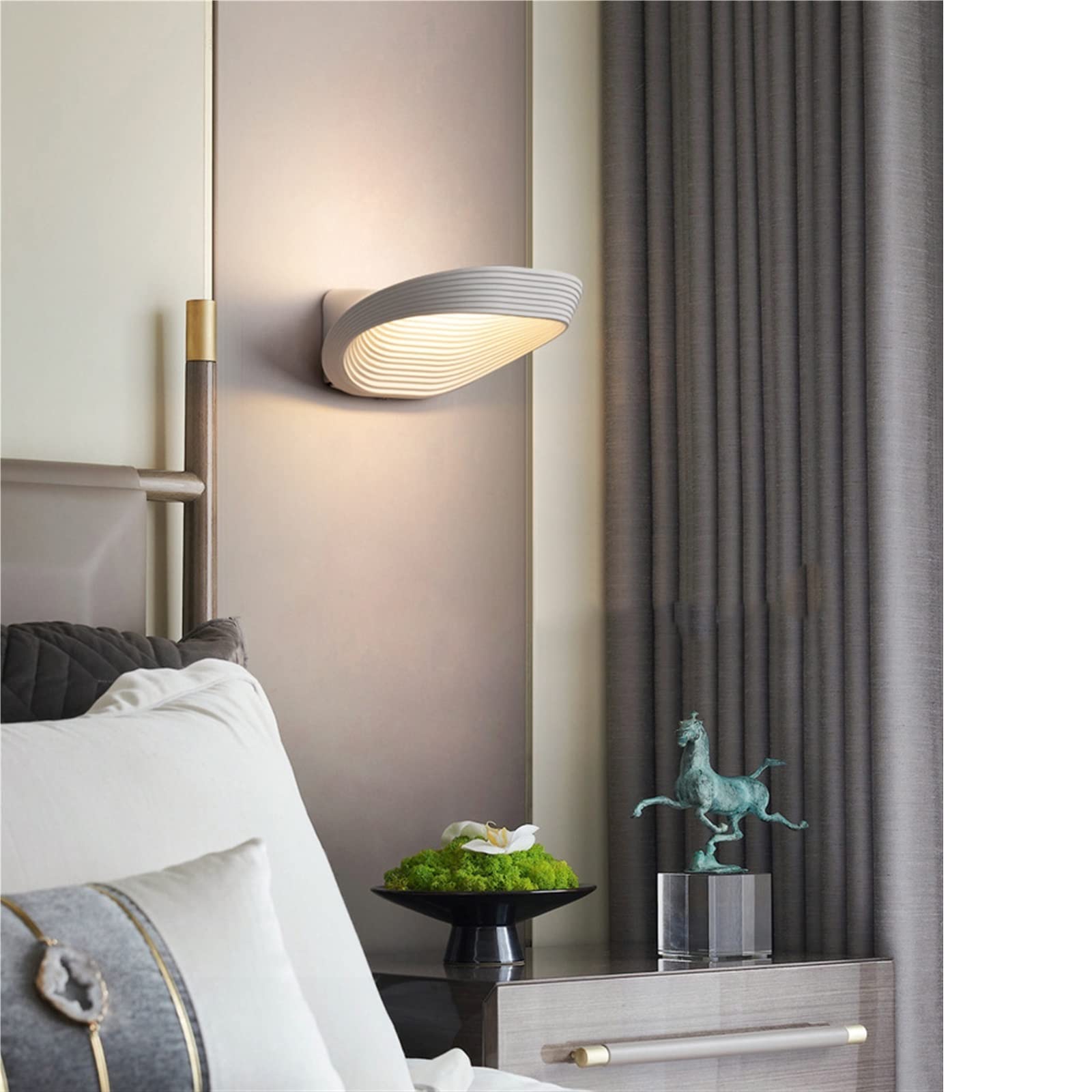 Modern Wall Lamps for Living Room & Bedroom - Simple Hotel B&B Restaurant Wall Lighting Fixtures - Perfect for Bedside, Hallway, and Dining Area Ambient Lighting