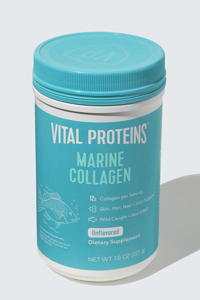 Premium Marine Collagen Powder - 18 Servings (180g) for Skin, Hair & Joint Support - Hydrolyzed Collagen Peptides Supplement - Ideal for Smoothies, Coffee & Post-Workout Recovery