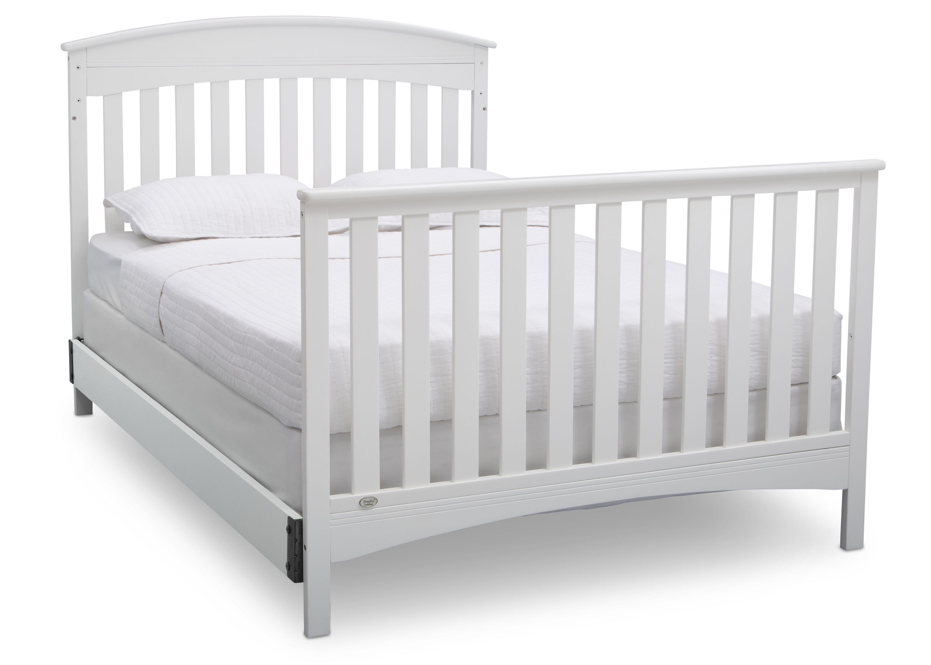 Bennington Elite Arched 4-in-1 Convertible Crib - Convertible Baby Crib to Toddler Bed, Daybed & Full-Size Bed | Perfect for Nursery, Bedroom & Guest Room