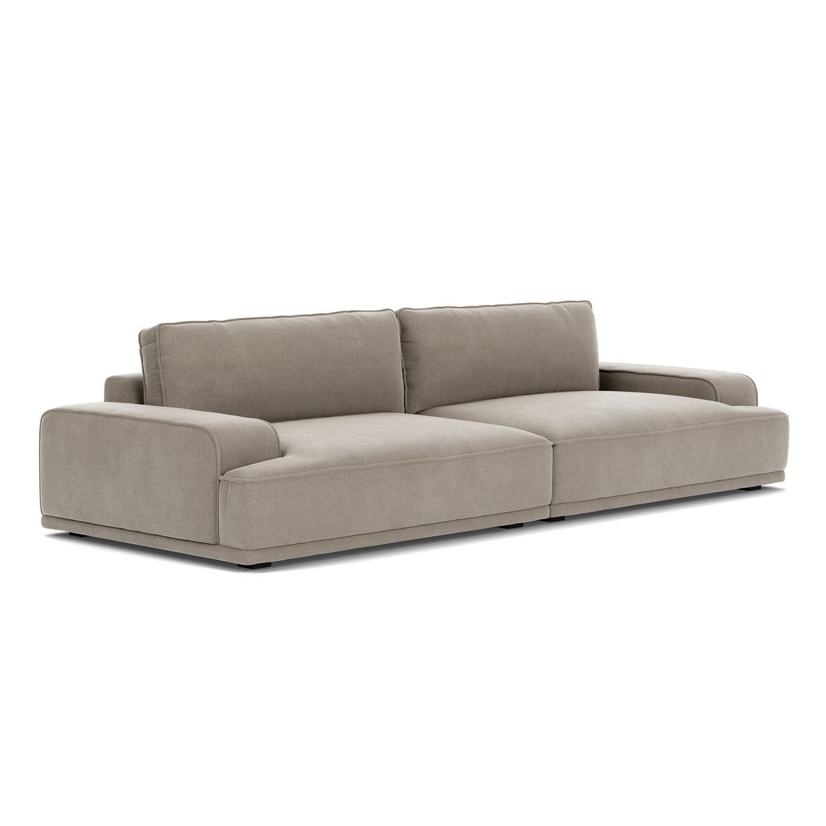 Leonora Fabric 3.5 Seater Sofa - Modern Living Room Couch with Sturdy Frame & Comfortable Cushions | Perfect for Small Spaces, Apartments & Cozy Home Decor