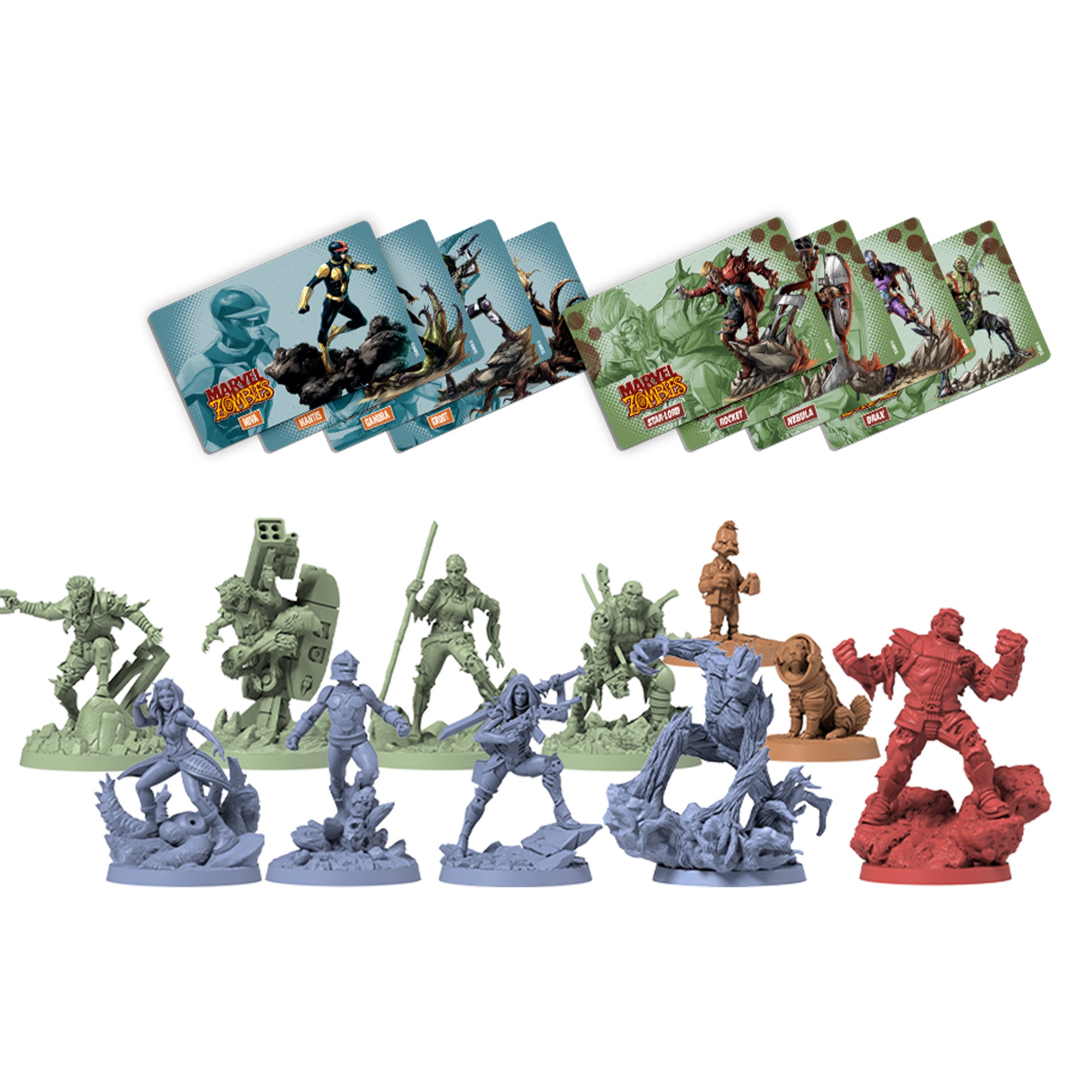 Marvel Zombies Guardians of the Galaxy Action Figure Set - Collectible Superhero Zombie Figures for Marvel Fans | Perfect for Display, Gifts, and Comic Book Collections
