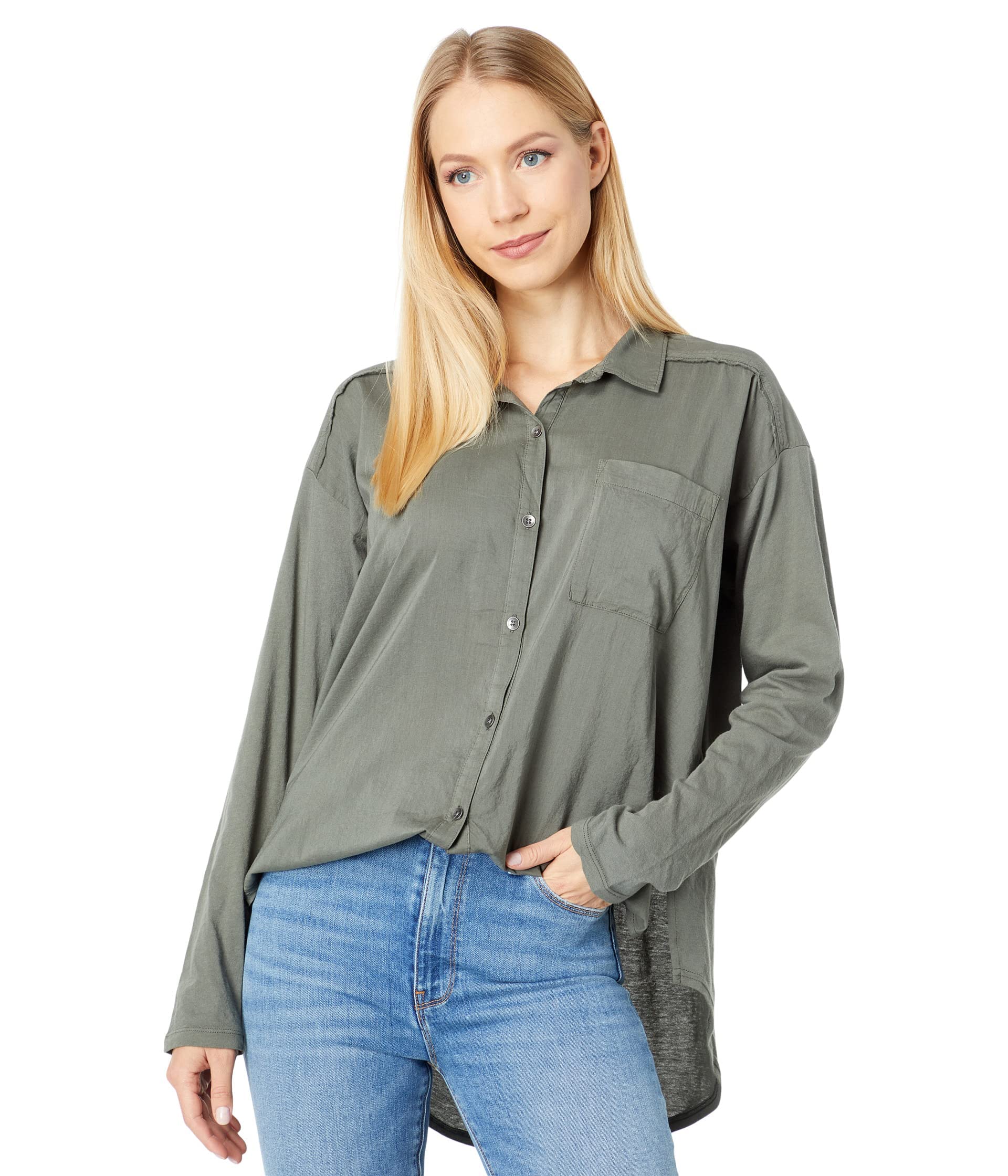 Stylish Splendid Paige Classic Button Front Shirt for Women | Casual & Office Wear | Perfect for Work, Date Night & Everyday Outfits