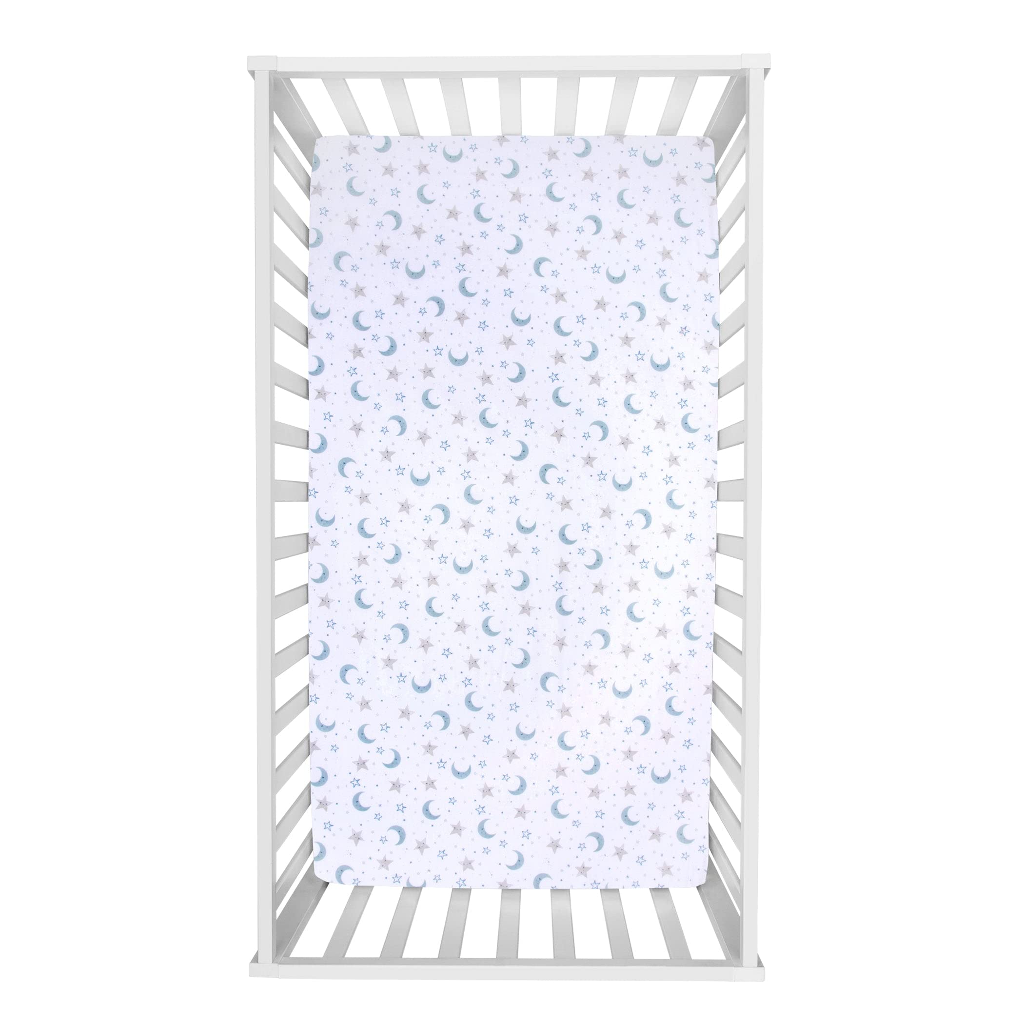 Trend Lab Celestial Space 3-Piece Crib Bedding Set - Nursery Quilt, Fitted Crib Sheet & Crib Skirt for Baby Boys & Girls | Soft & Safe Nursery Decor for Newborns & Infants | Perfect for Space-Themed Nurseries & Baby Showers
