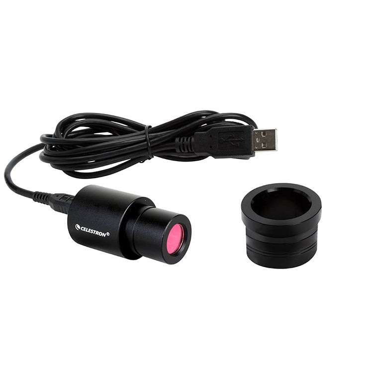 Celestron 44423 2MP Digital Microscope Imager - High Resolution USB Microscope Camera for Science, Education & Hobbyists | Perfect for Lab Research, Classroom Learning & Electronics Inspection