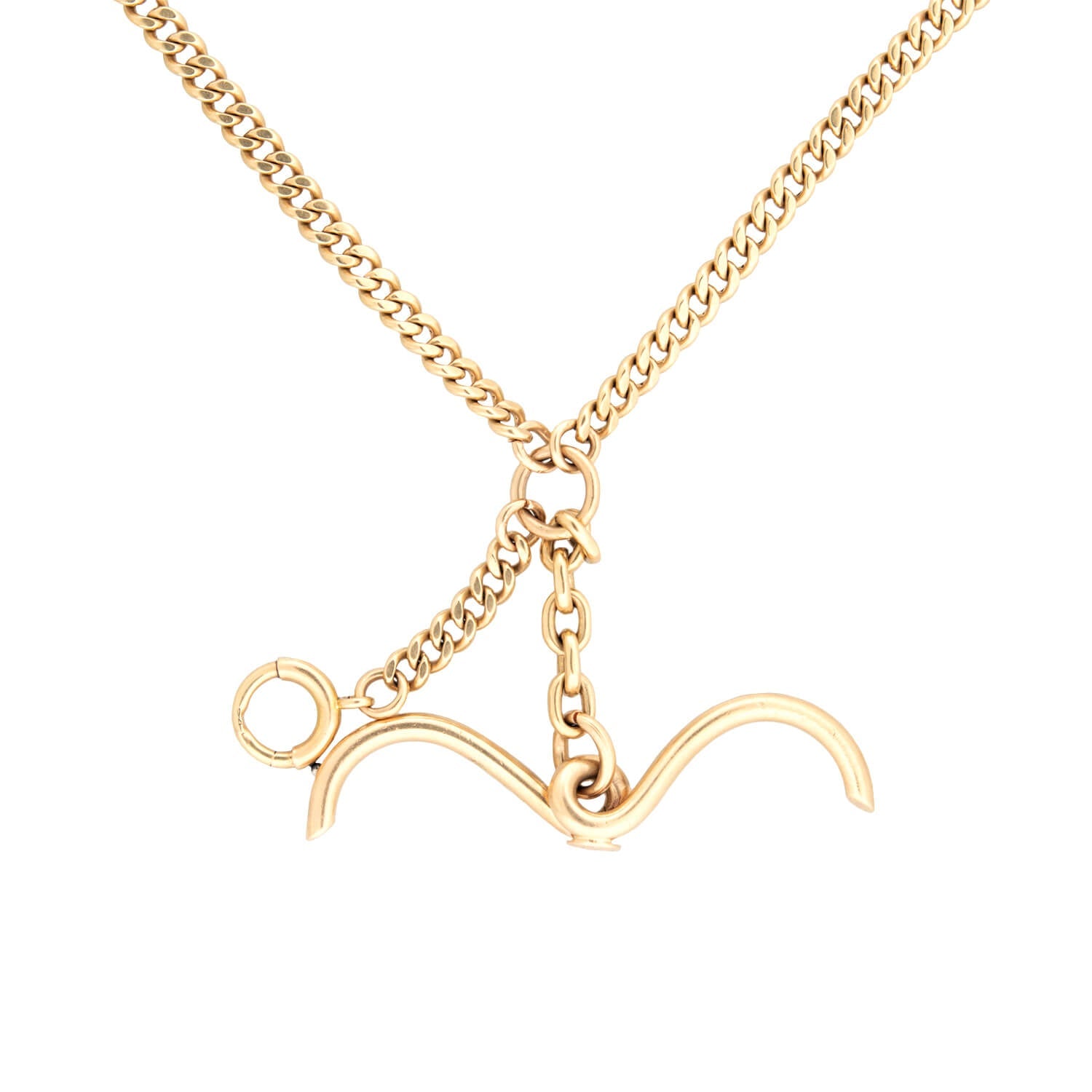 Antique Late Victorian 14K Gold Pocket Watch Chain - Vintage Jewelry for Men & Women - Perfect for Steampunk, Historical Reenactments & Collector Displays
