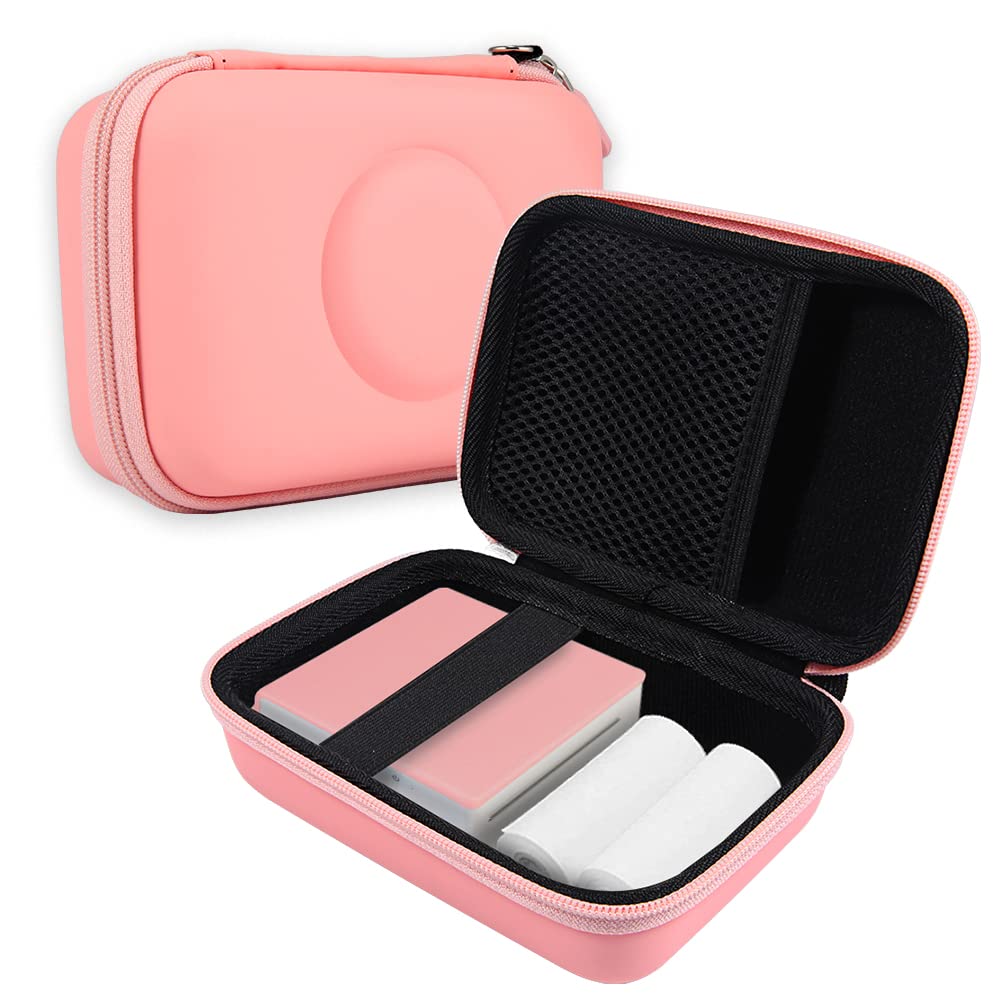 Leayjeen Protective Case for Phomemo M02, Memoking, Ponek, SUNLONG Mini Bluetooth Thermal Sticker Printers - Durable Portable Cover for Wireless Pocket Printer (Case Only) - Perfect for Travel, School & Office Organization