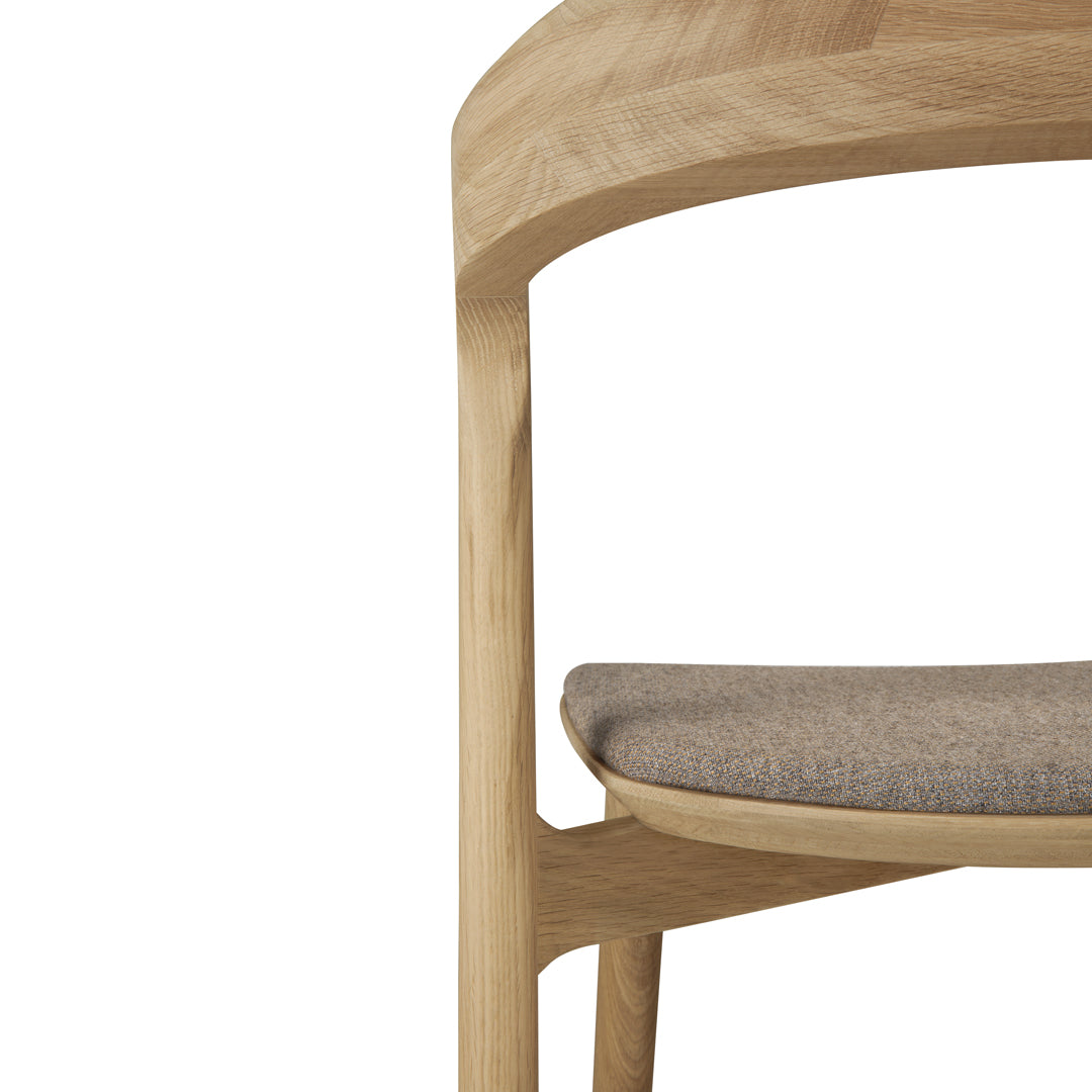 Bok Dining Chair - Upholstered Modern Kitchen Chair with Comfortable Cushion | Perfect for Dining Room, Kitchen, and Breakfast Nook
