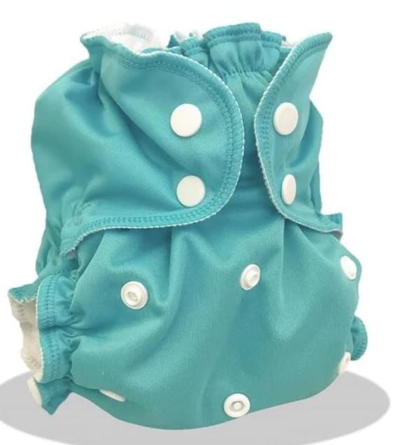 **Apple Cheeks Cloth Diaper Cover One-Size (6-35 lbs) – Soft, Reusable & Eco-Friendly for Babies – Perfect for Daycare, Travel & Overnight Use**