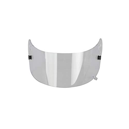 Dark Smoke Helmet Visor for Speedway Carbon Fiber Racing Motorcycle Helmets - UV Protection, Anti-Fog, Enhanced Visibility for Track Racing & Street Riding