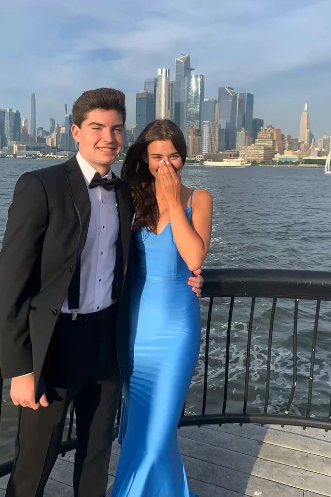 Elegant Blue Mermaid Backless Prom Dress for Women - Formal Evening Gown J3649 | Perfect for Homecoming, Prom Night & Special Occasions