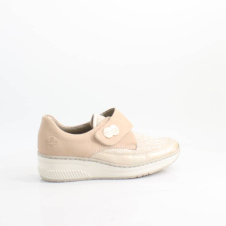 Rieker 487C0 Women's Comfortable Slip-On Shoes - Lightweight & Stylish for Work, Travel & Everyday Wear