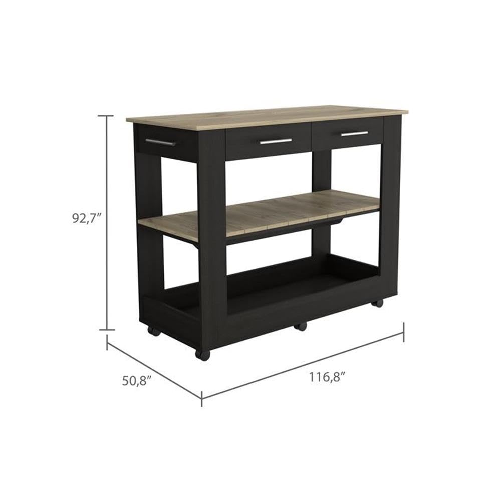 TUHOME Cala Kitchen Island 46