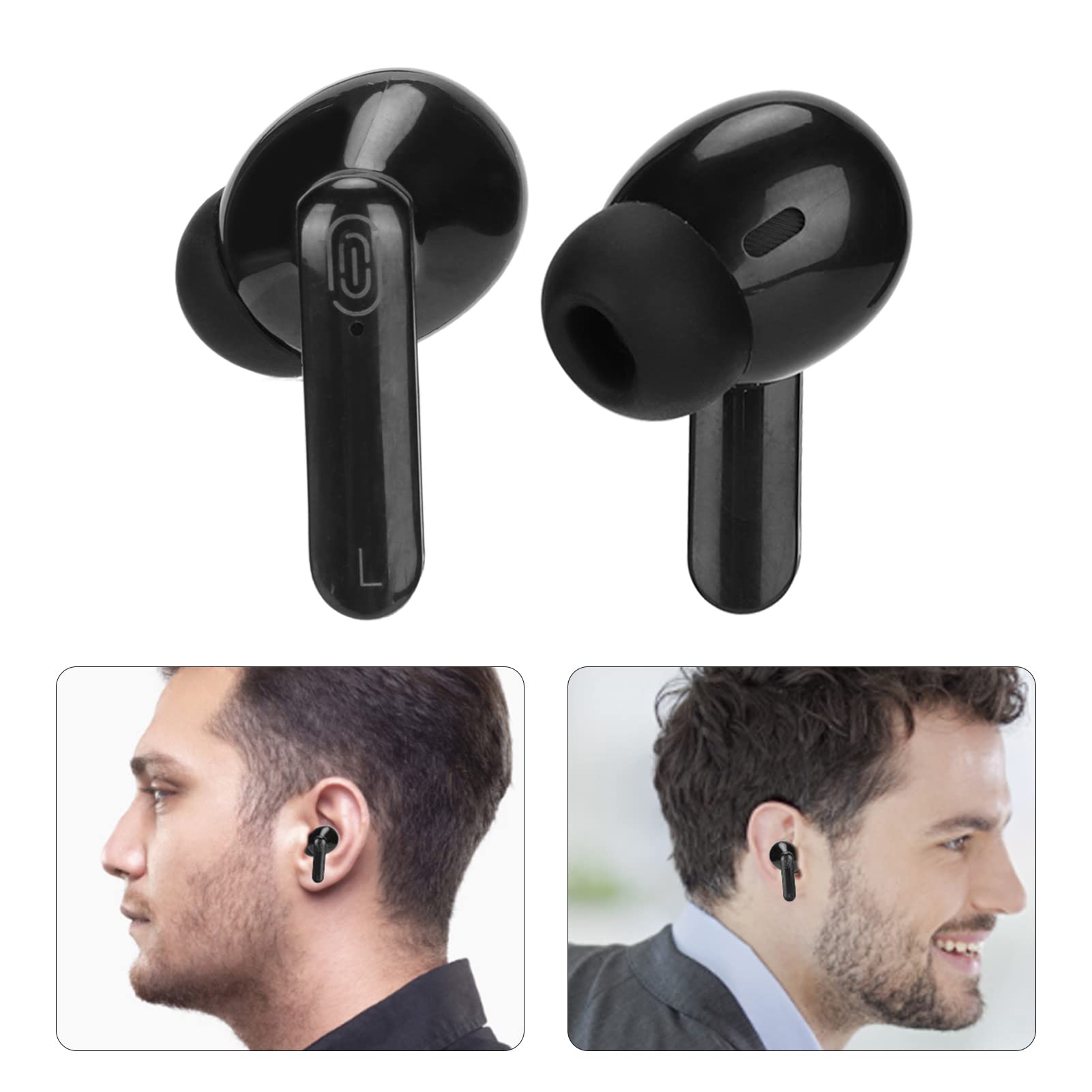 Bluetooth 5.1 Language Translator Earbuds - Instant 144 Languages Translation Device for Travel & Business (Black) | Wireless Earbuds for Real-Time Conversations
