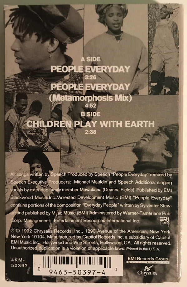 Arrested Development - People Everyday Cassette Single (VG+ Condition) | Vintage Music Collectible for Fans & Audiophiles | Perfect for Retro Music Lovers & Vinyl Collections