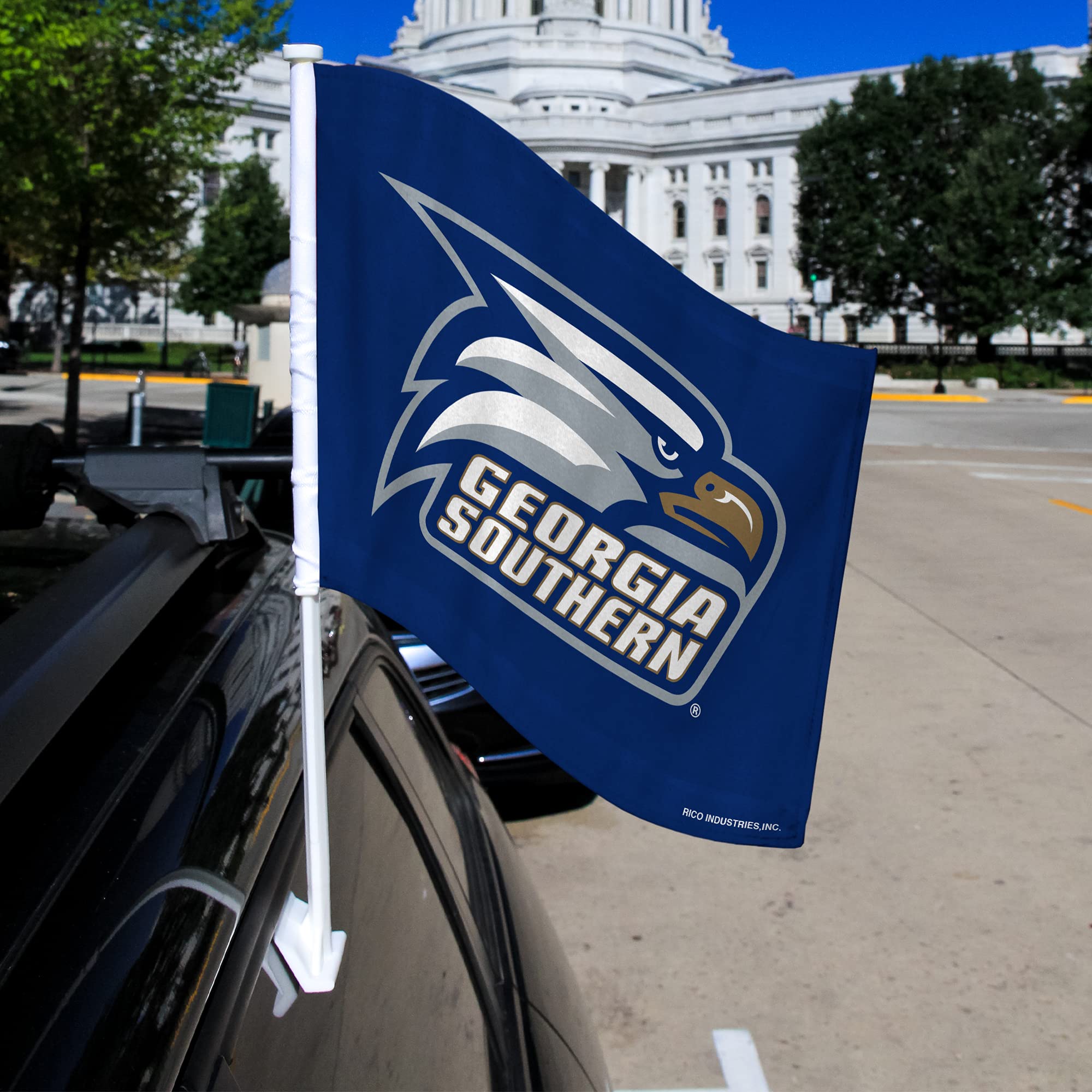 Georgia Southern Eagles Car Flag - Double Sided 16