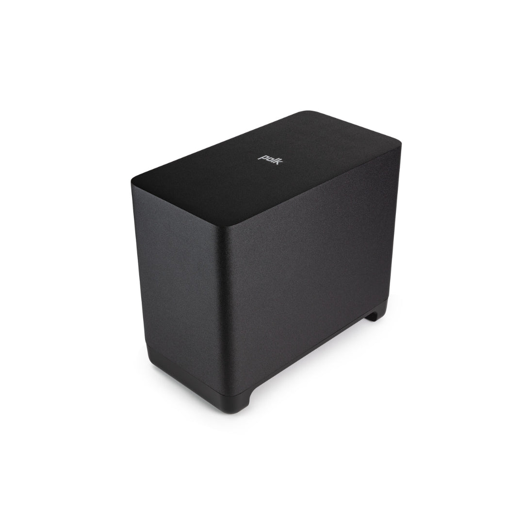 Polk React Sub Wireless Subwoofer - Powerful Bass for Home Theater & Music | Compact Bluetooth Subwoofer for TV, Movies & Gaming