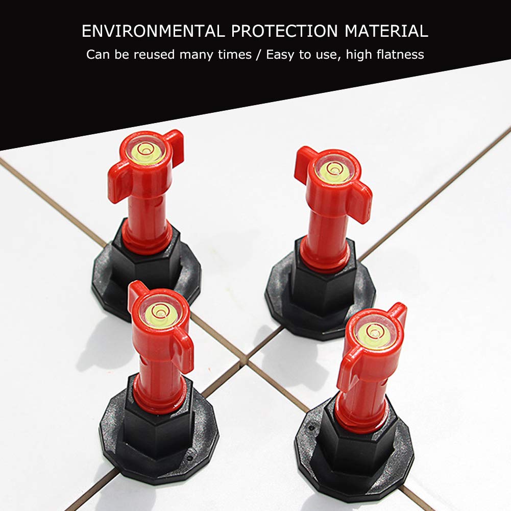 Premium Tile Leveling System - Ergonomic & Detachable Tile Leveling Tool for Floor & Wall Tiles | Easy Installation & Professional Results for DIY & Construction Projects