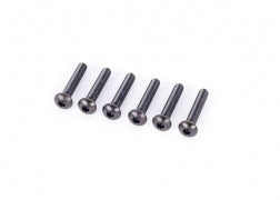 Stainless Steel Button Head Machine Screws 4x24mm - Hex Socket Drive for DIY, Furniture, and Automotive Assembly (Pack of 50)