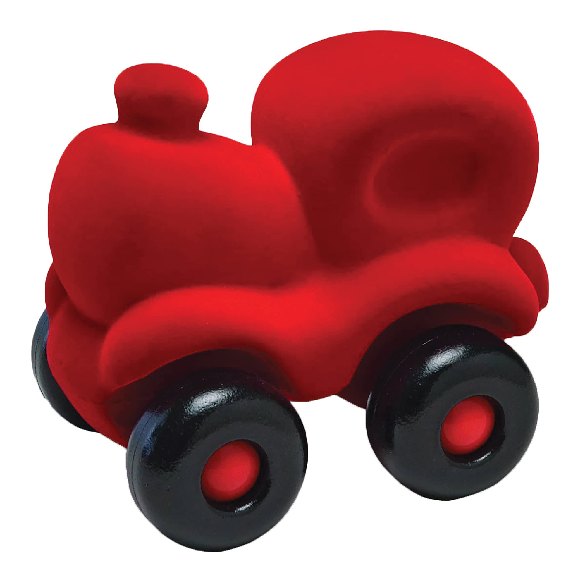 Rubbabu Choo Choo Train Toy - Soft & Safe Blue Wooden Train Set for Toddlers | Montessori Educational Toy for Kids | Perfect for Early Learning & Imaginative Play