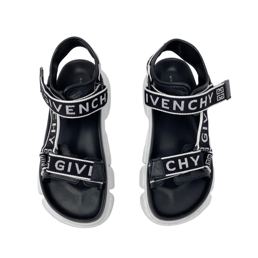 Givenchy Black Jaw Sport Sandals for Men - Size 39.5 EU (US Men's 8.5) - Luxury Designer Slide Sandals for Summer, Beach & Poolside Wear