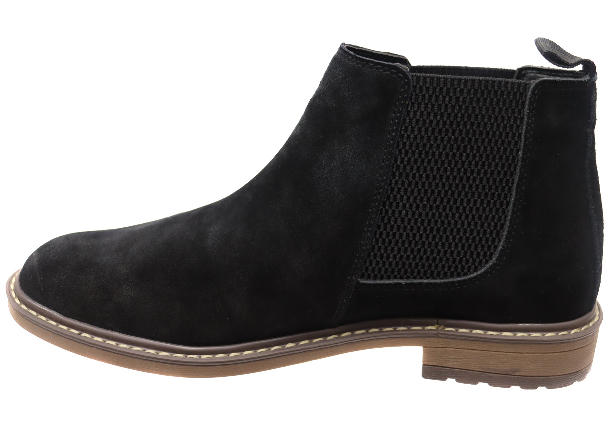 Premium Men's Leather Suede Chelsea Boots - Johnson Natural Comfort Collection | Waterproof & Slip-Resistant for Work, Casual & Outdoor Activities