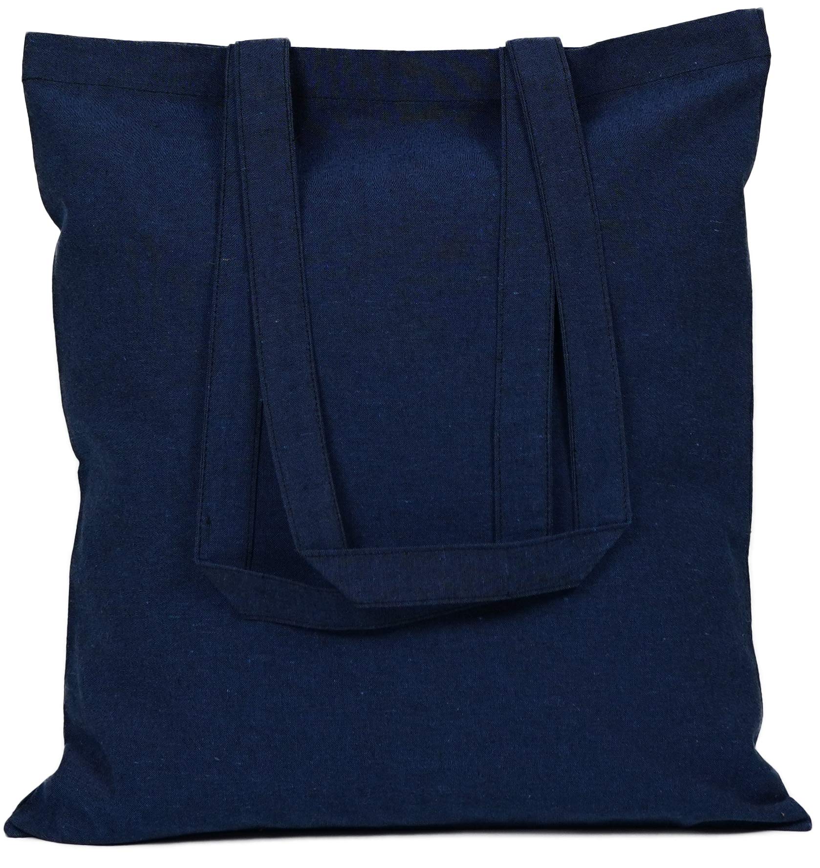 ATMOS GREEN 200 Pack 15 X 16 Inch 5 Oz Recycled Cotton Reusable Grocery Bags with 27