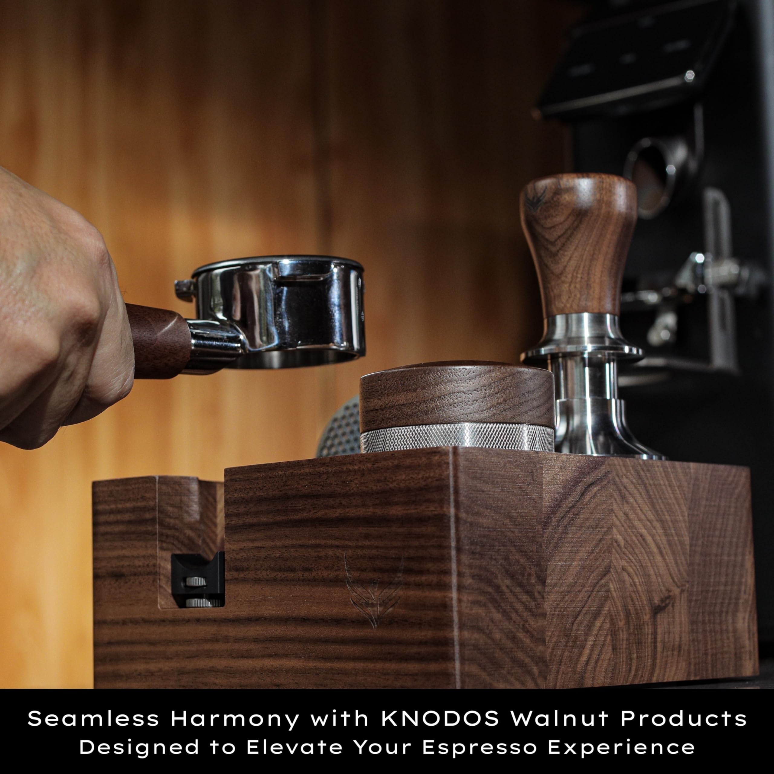 54mm Calibrated Espresso Tamper for Breville Machines - Auto-Leveling 30lb Spring Loaded Design with Stainless Steel Ripple Base - Perfect for Home Baristas & Coffee Shops
