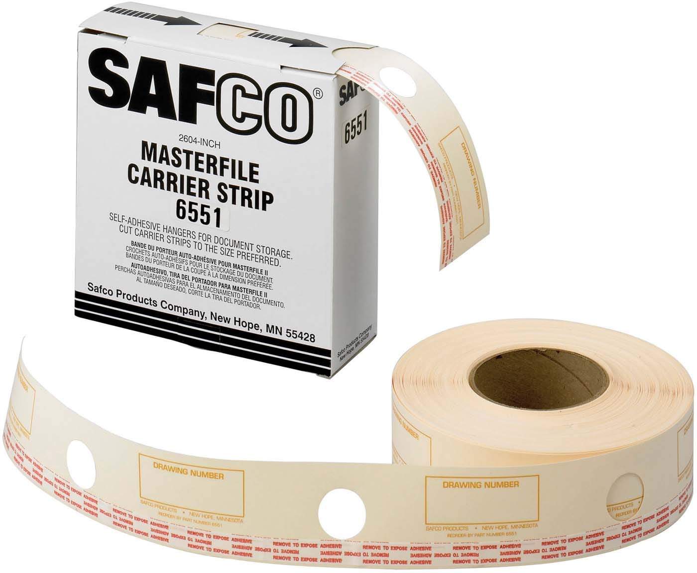 MasterFile 2 Carrier Strips Film Laminate (6551) - Premium Document Protection for Legal Files, Medical Records & Important Documents - Ideal for Office Organization & Archival Storage