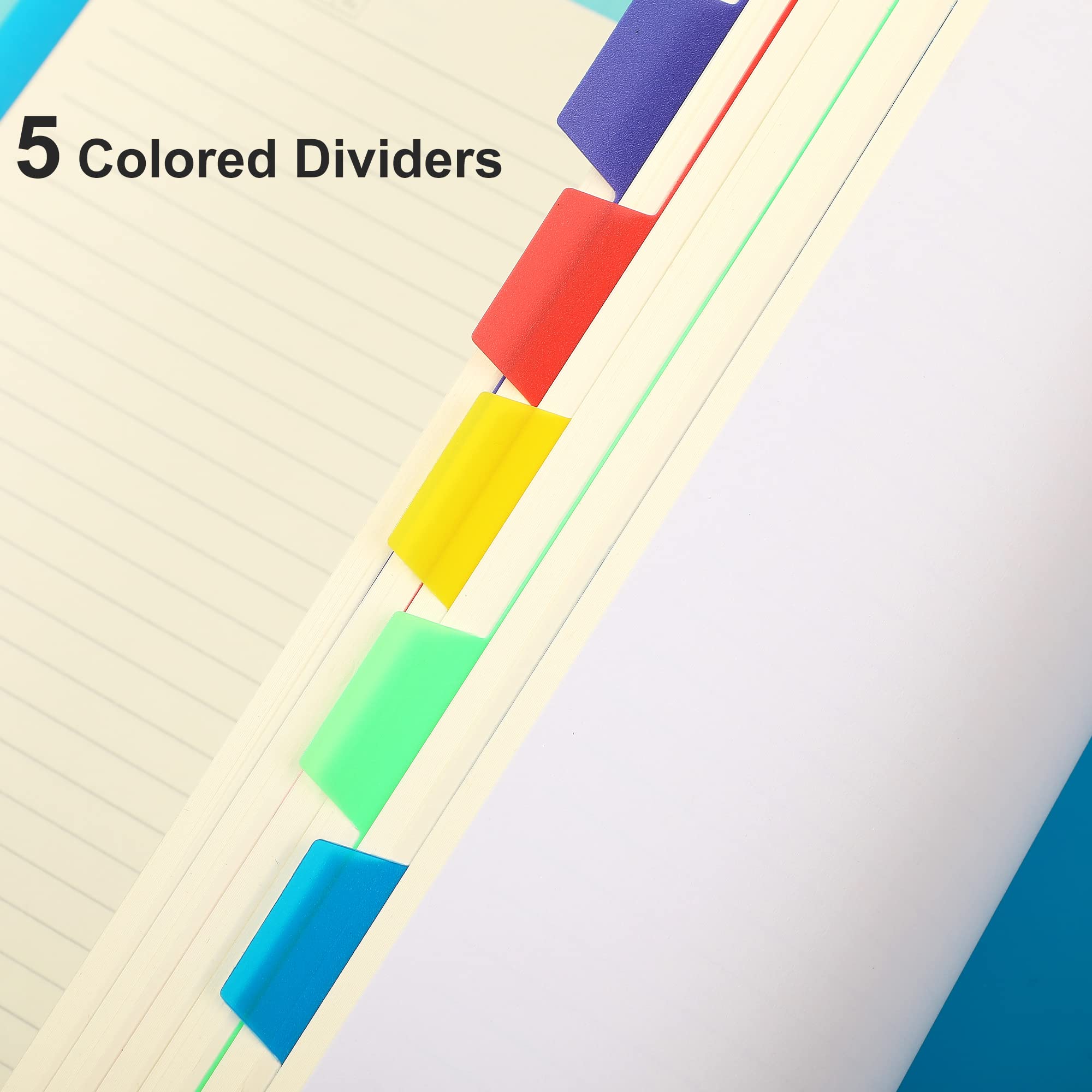 5 Subject Spiral Notebook 8.5