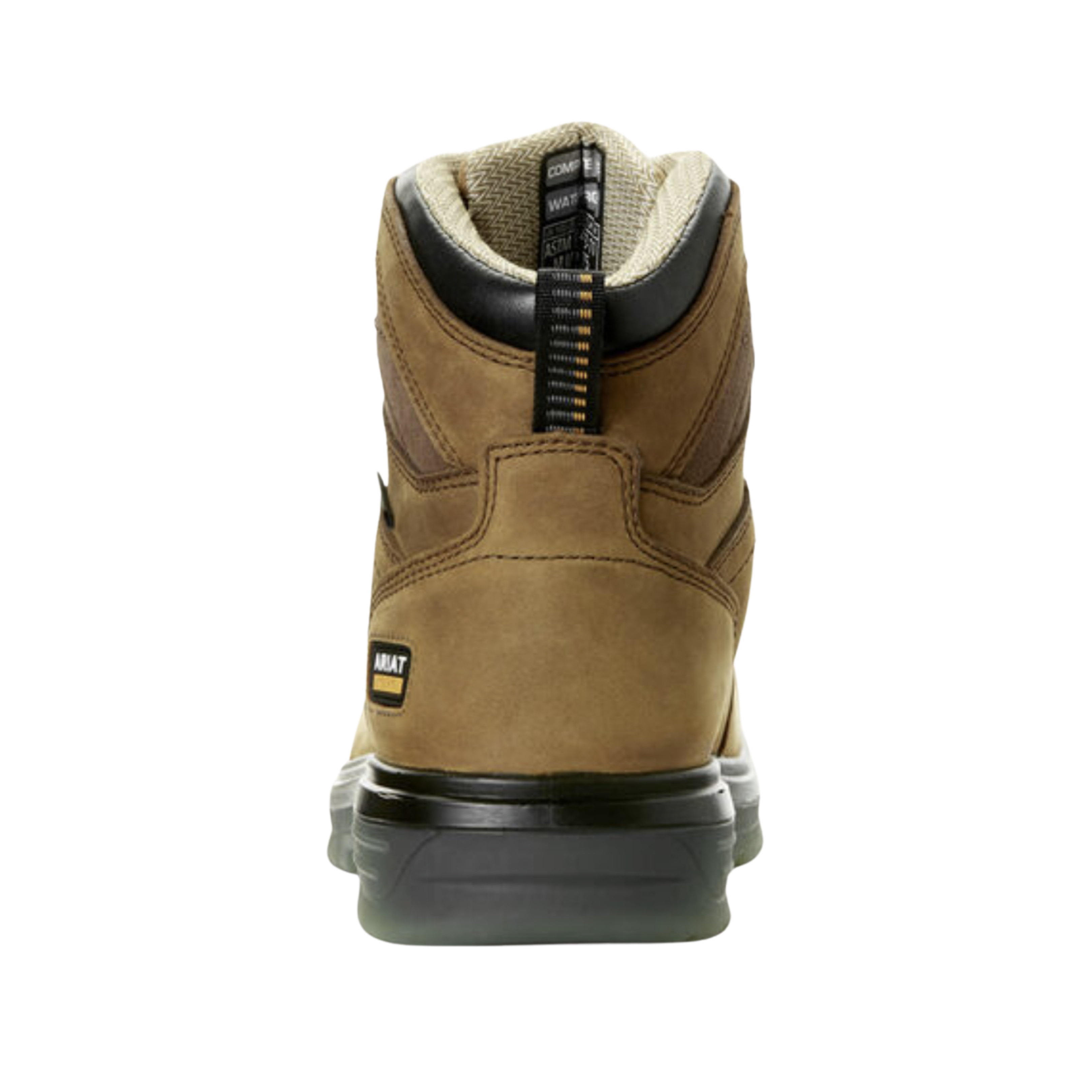 Men's Turbo 6 Waterproof Work Boots with Carbon Toe - Aged Bark (D Width) - Durable Safety Shoes for Construction & Outdoor Work