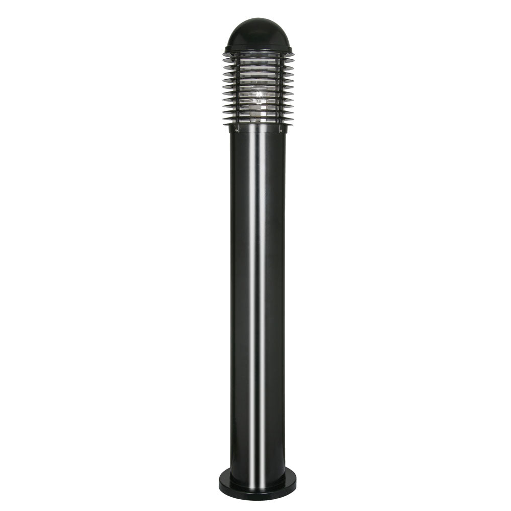 Black Aluminum E27 IP44 Rated Bollard Light - Outdoor Garden, Pathway, and Landscape Lighting Solution