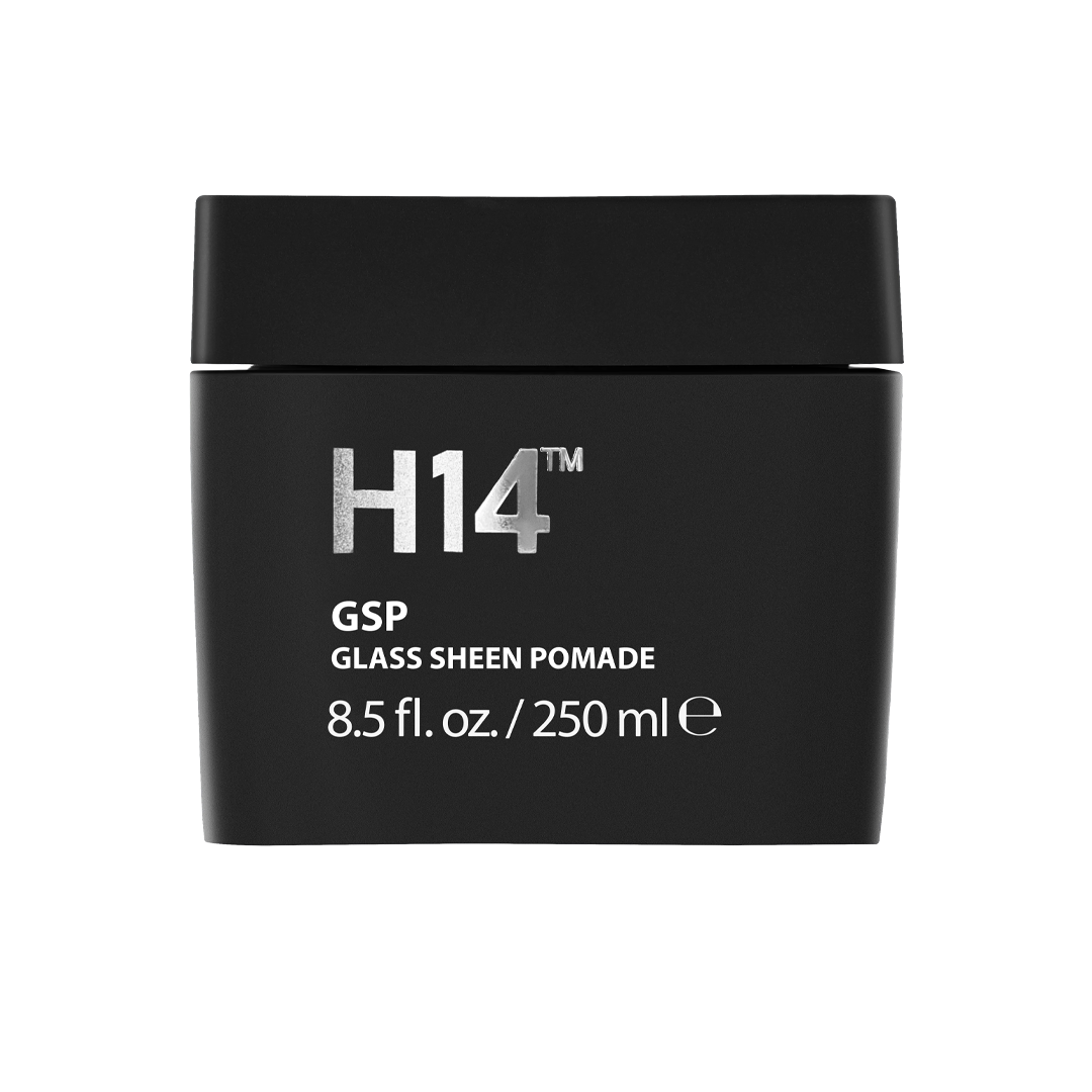 GSP Glass Sheen Pomade - Strong Hold High Shine Hair Styling Wax for Men & Women - Perfect for Slick Back, Pompadour & Formal Hairstyles