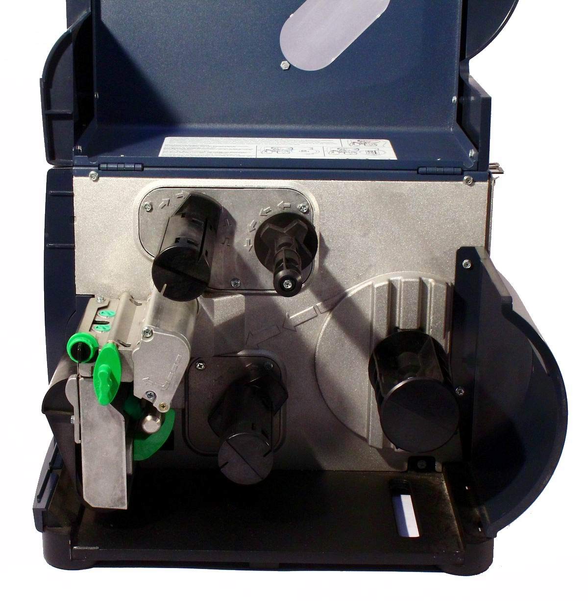 Datamax DMX-I-4208 R42-00-18000007 Industrial Thermal Barcode Label Printer with Parallel/Serial Ports & Rewinder - Perfect for Warehouse, Retail, and Shipping Label Printing