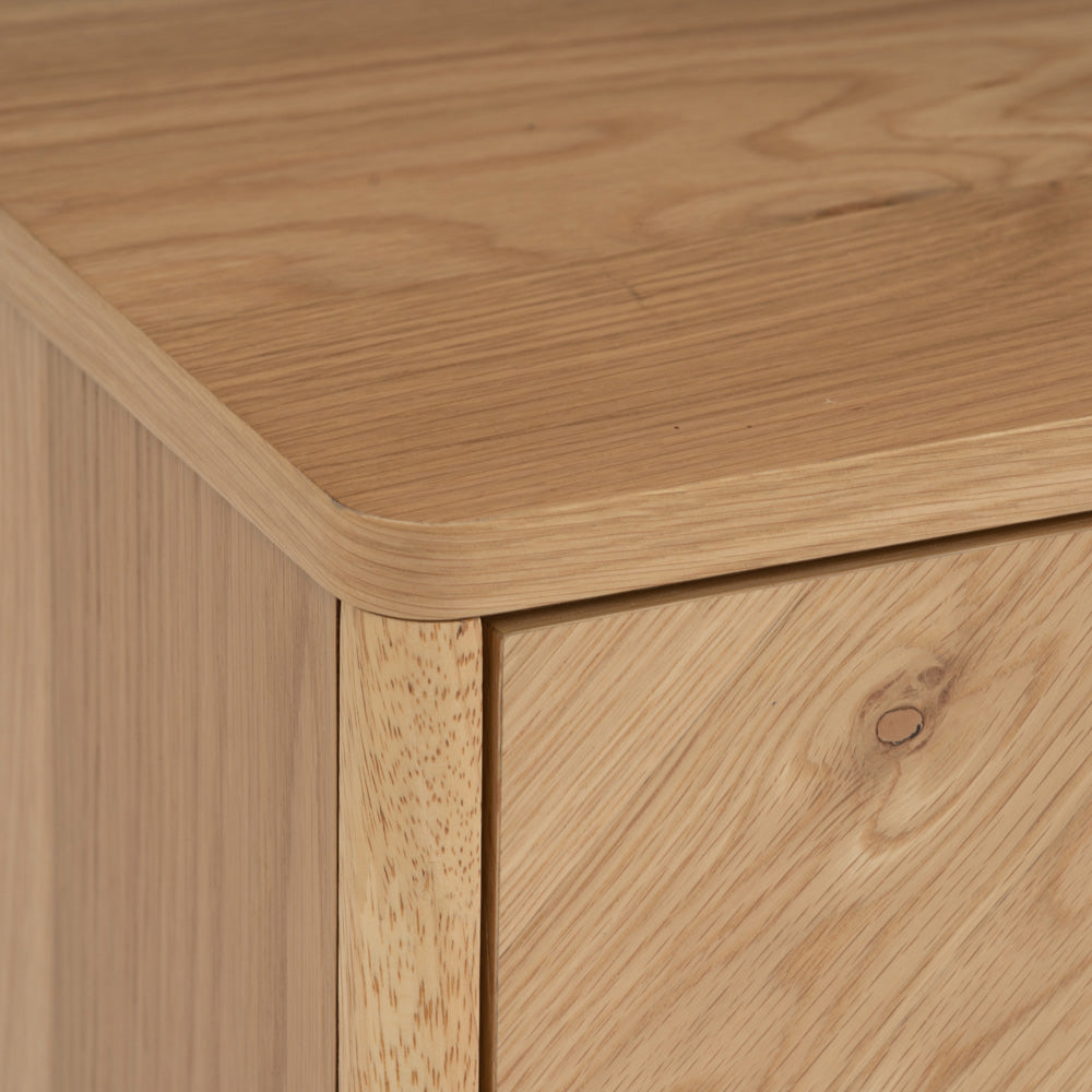 LOFTUS 180cm Oak Entertainment TV Stand - Modern TV Console for Living Room, Bedroom & Home Theater