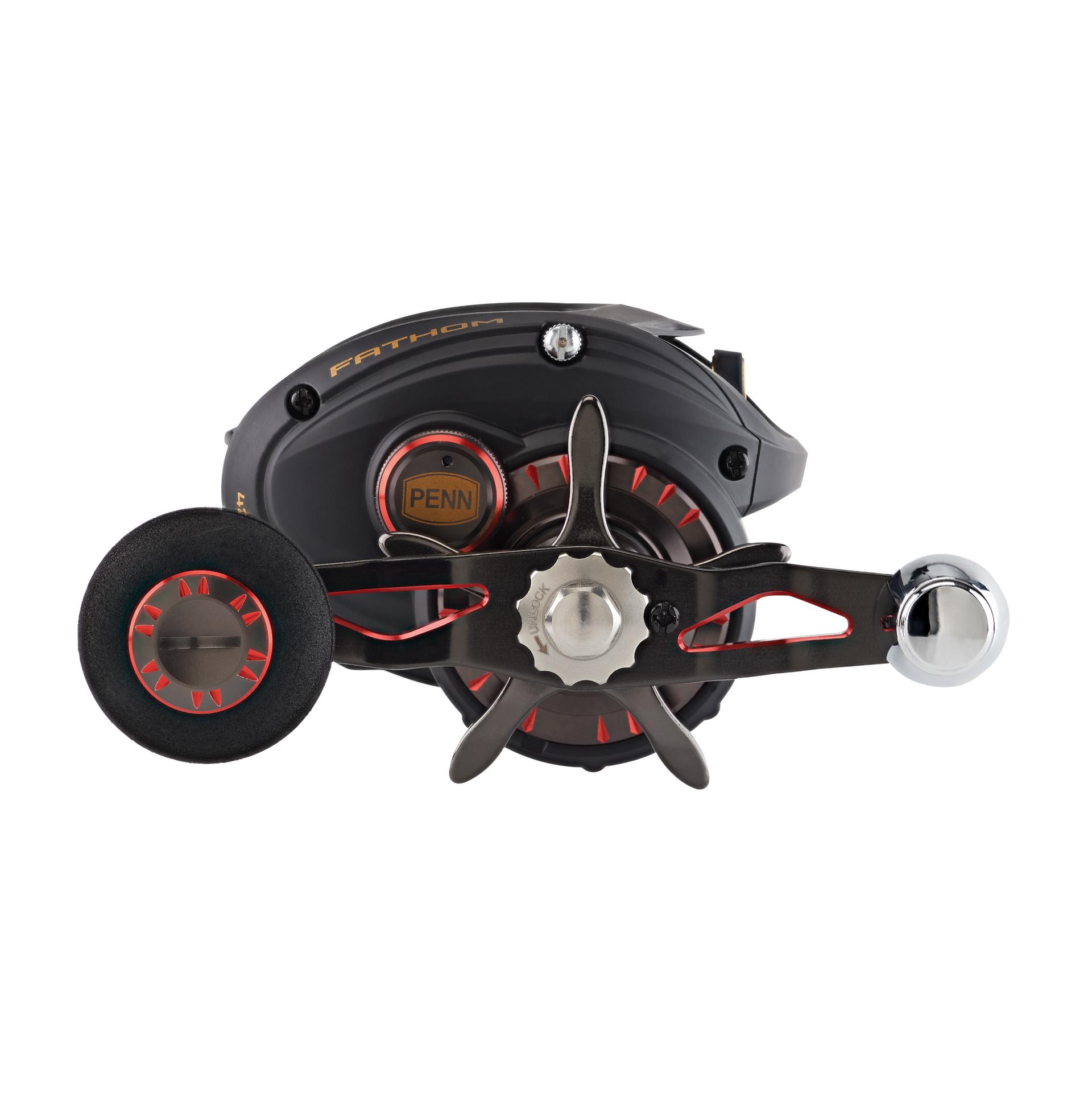 PENN Fathom™ Baitcast Fishing Reel - Saltwater & Freshwater Fishing Gear for Offshore, Inshore & Bass Fishing
