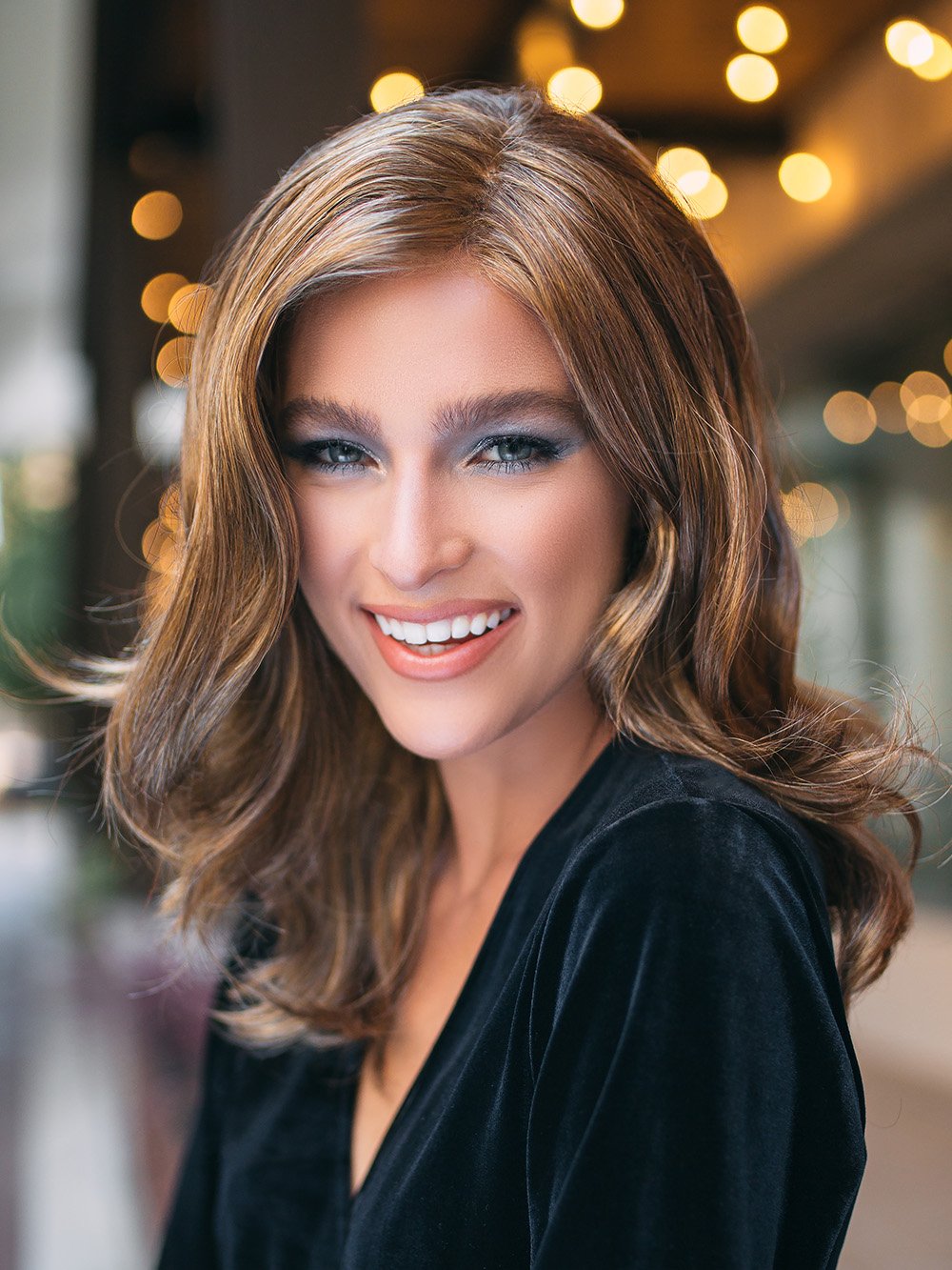 Stylish Synthetic Lace Front Wig with Mono Part - Natural Looking Hair Replacement for Women | Perfect for Cosplay, Daily Wear & Special Occasions