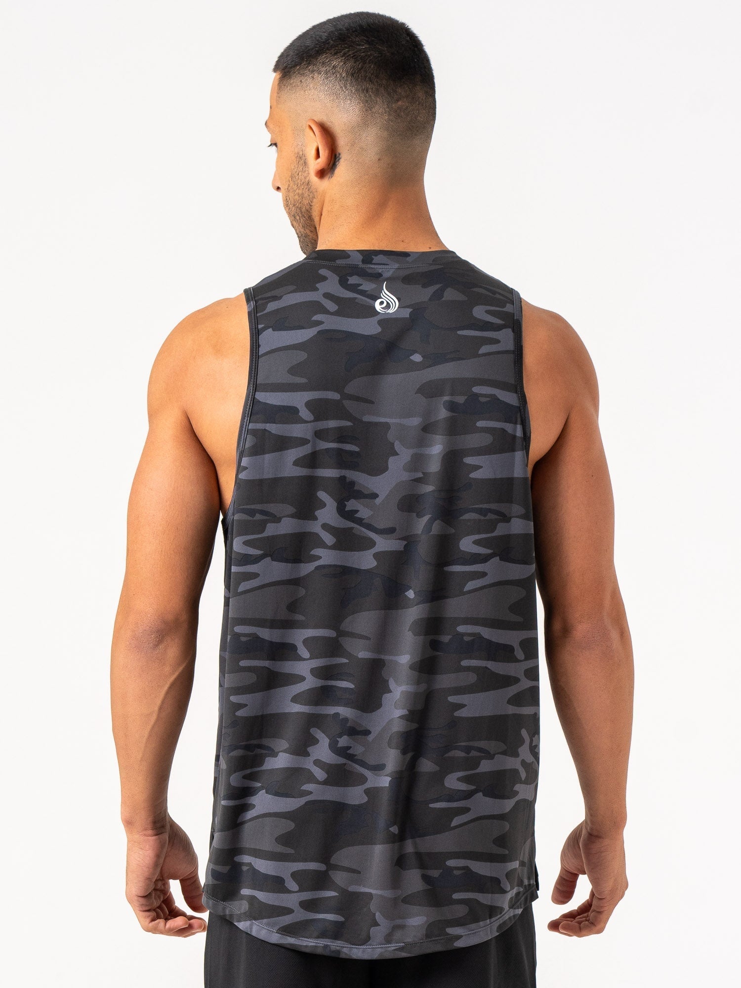 Energy Tank Black Camo - High Performance Workout Shirt for Men & Women | Gym, Running, Yoga & Outdoor Activities