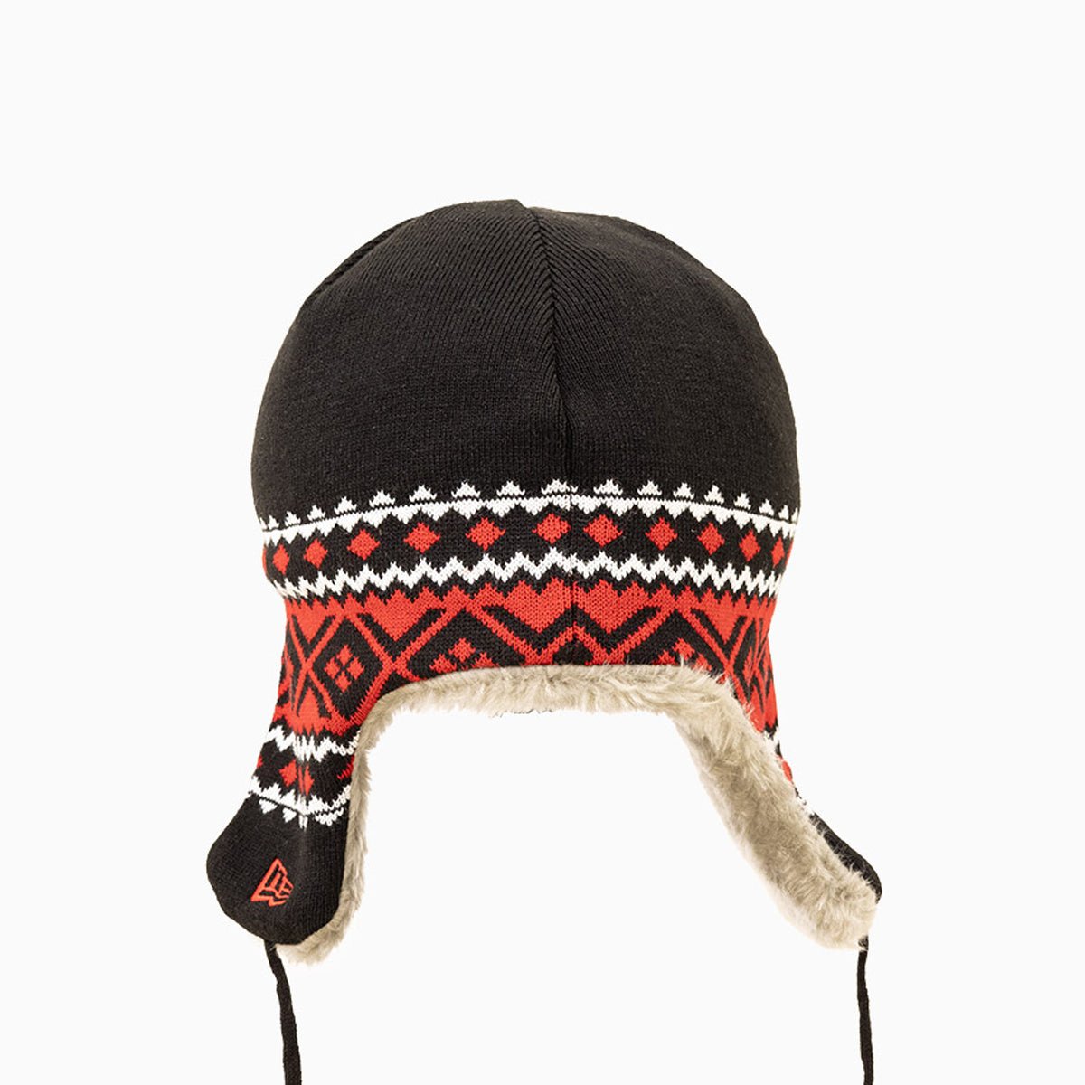 Chicago Bulls NBA Trapper Knit Cuff Beanie Hat - Winter Warm Fleece Lined Skull Cap for Men & Women - Perfect for Basketball Games, Outdoor Sports & Cold Weather