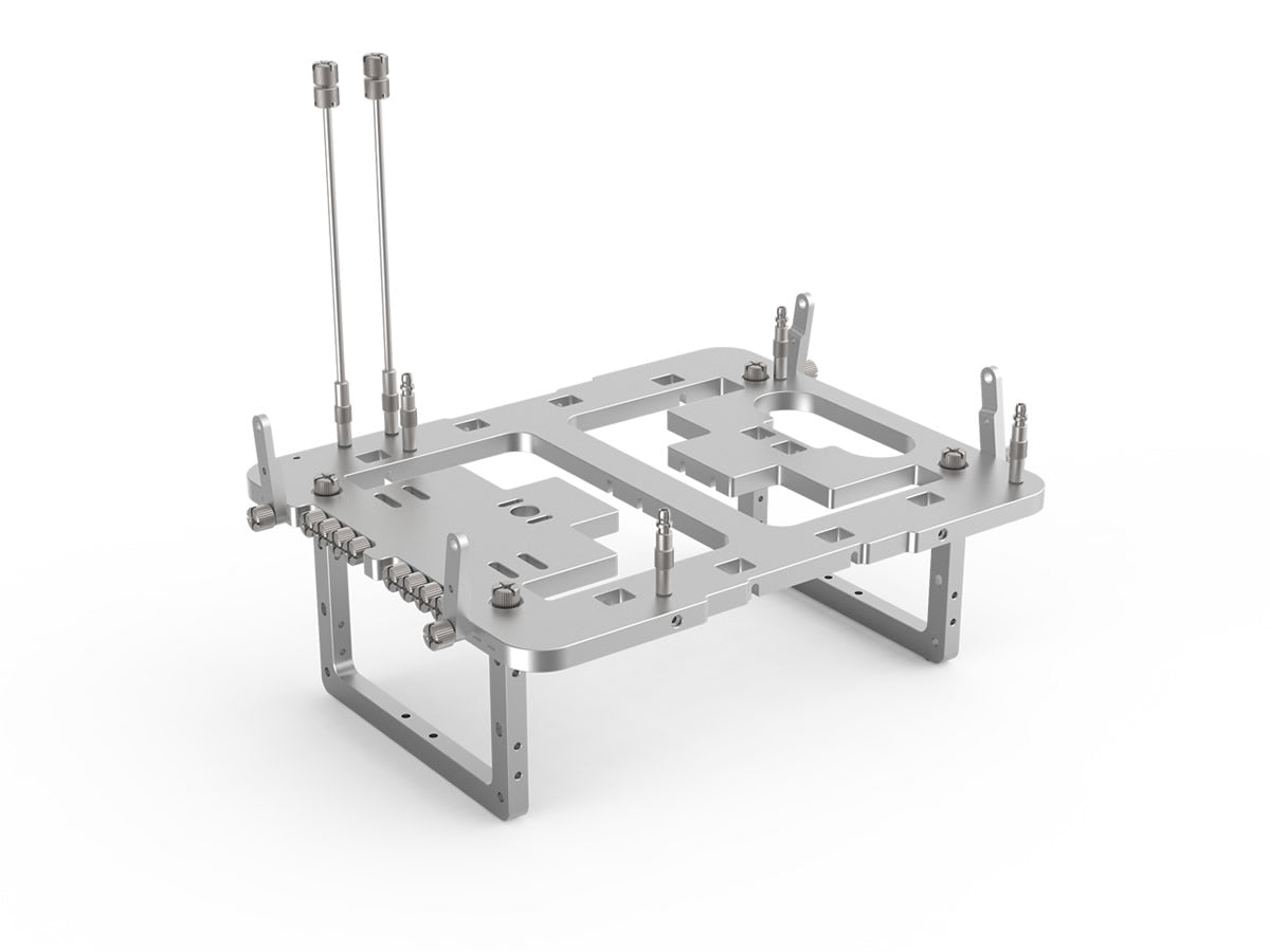 Streacom BC1 Mini Open Benchtable - Compact Silver PC Test Bench for DIY Computer Builds & Hardware Testing | Perfect for Tech Enthusiasts & Gamers