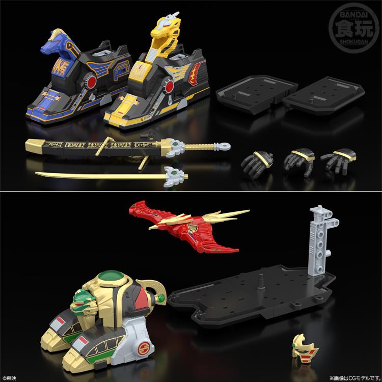 Bandai SMP Gosei Sentai Dairanger Gosei Gattai Dairen'Oh Model Kit Set - Super Sentai Robot Action Figure for Collectors & Anime Fans - Perfect for Display & Role Play Scenes
