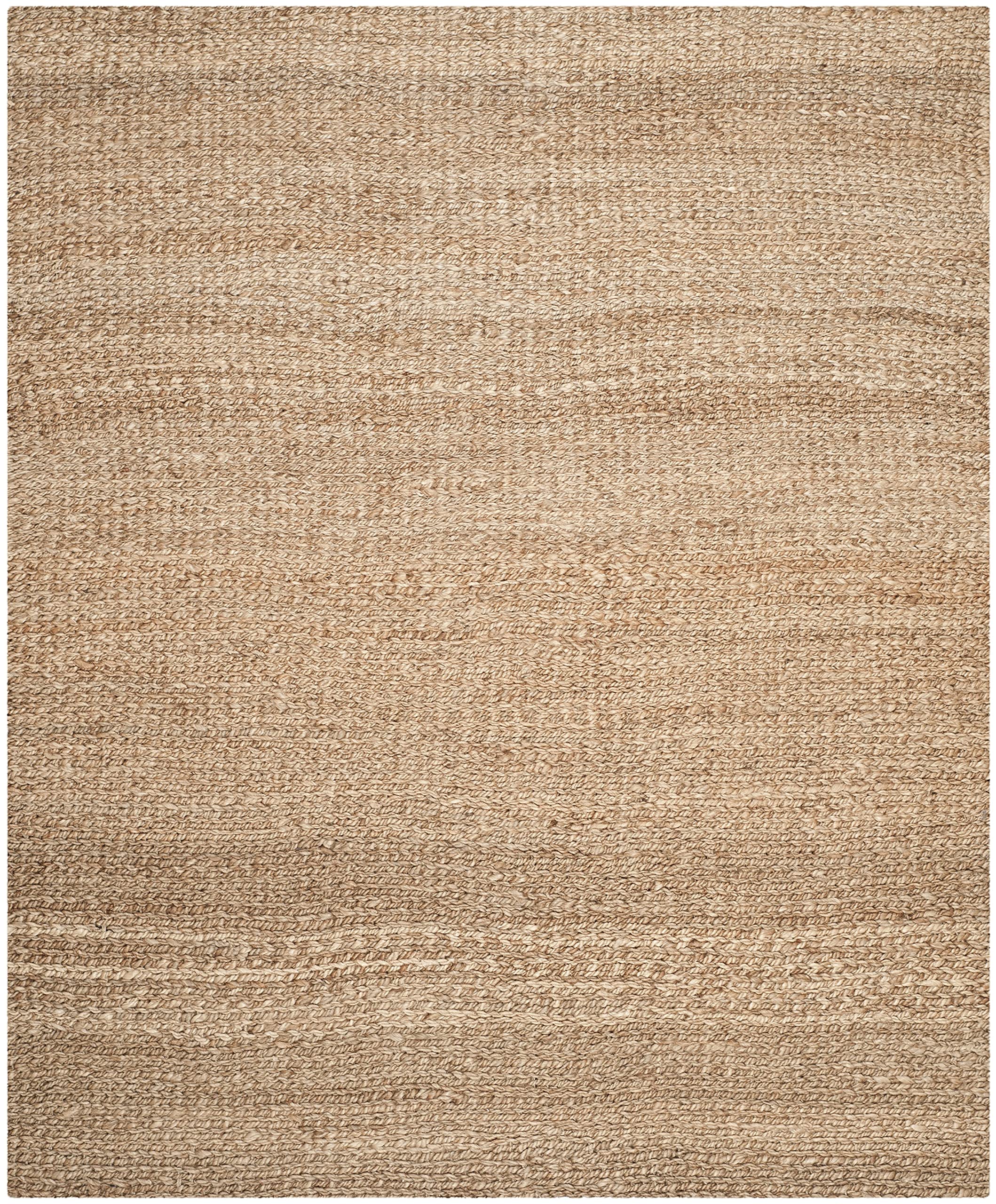 SAFAVIEH Handmade Natural Jute Area Rug 8' x 10' - Farmhouse Style, Durable & Eco-Friendly for High Traffic Areas | Perfect for Living Room, Bedroom, Dining Room & Home Decor (NF732A)
