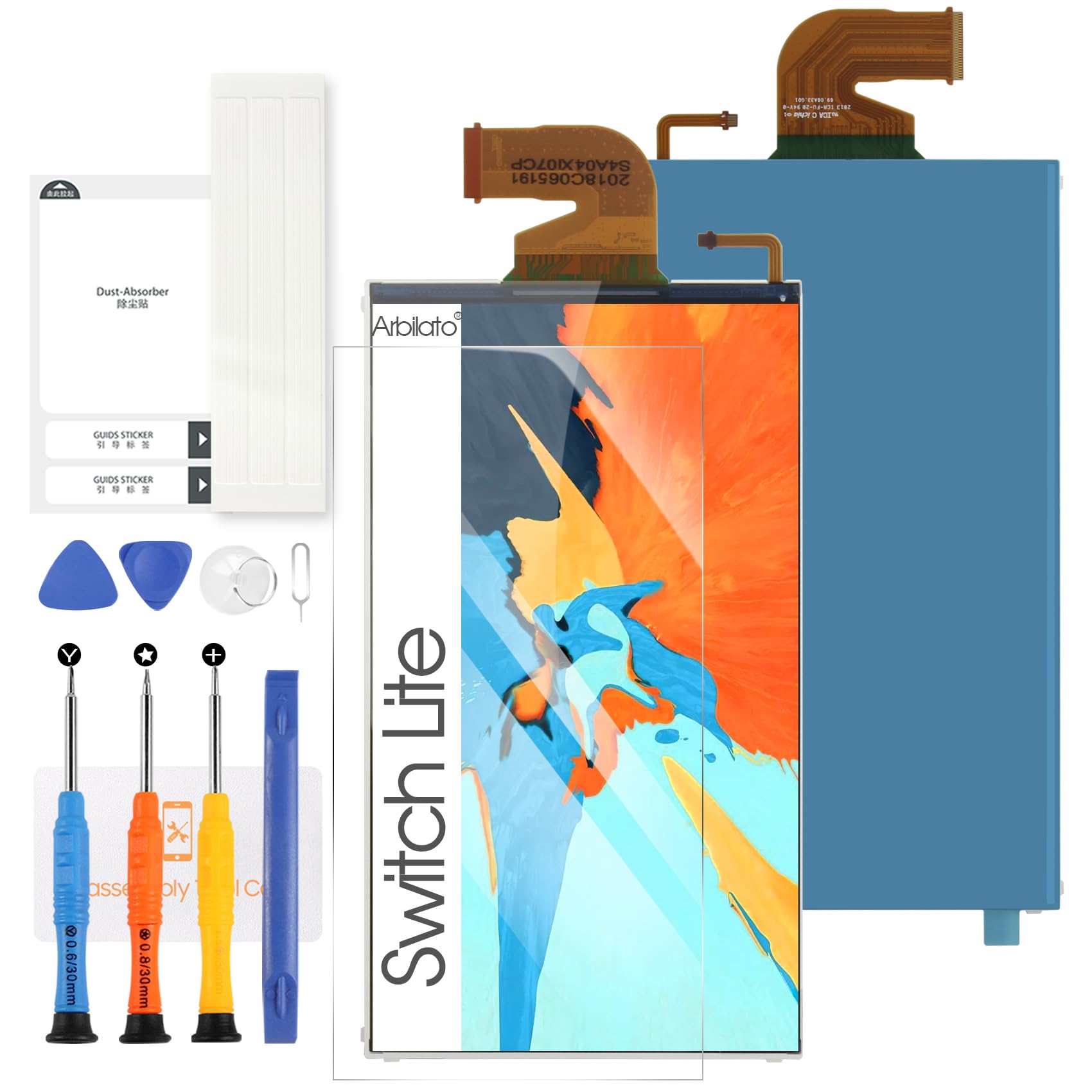 Nintendo Switch Lite Screen Replacement - LCD Display Repair Part (No Touch Screen) | Compatible with Switch Lite Console for DIY Fixes & Gaming