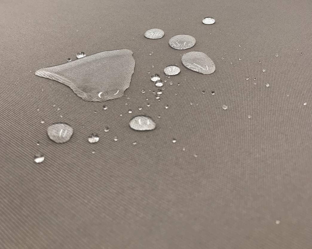 Waterproof UV-Resistant Patio Chair Cushion Covers - Indoor/Outdoor Use - Set of 2 (22x22x4 Inches, Timeless Taupe) - Perfect for Poolside Lounging, Garden Furniture & Deck Chairs