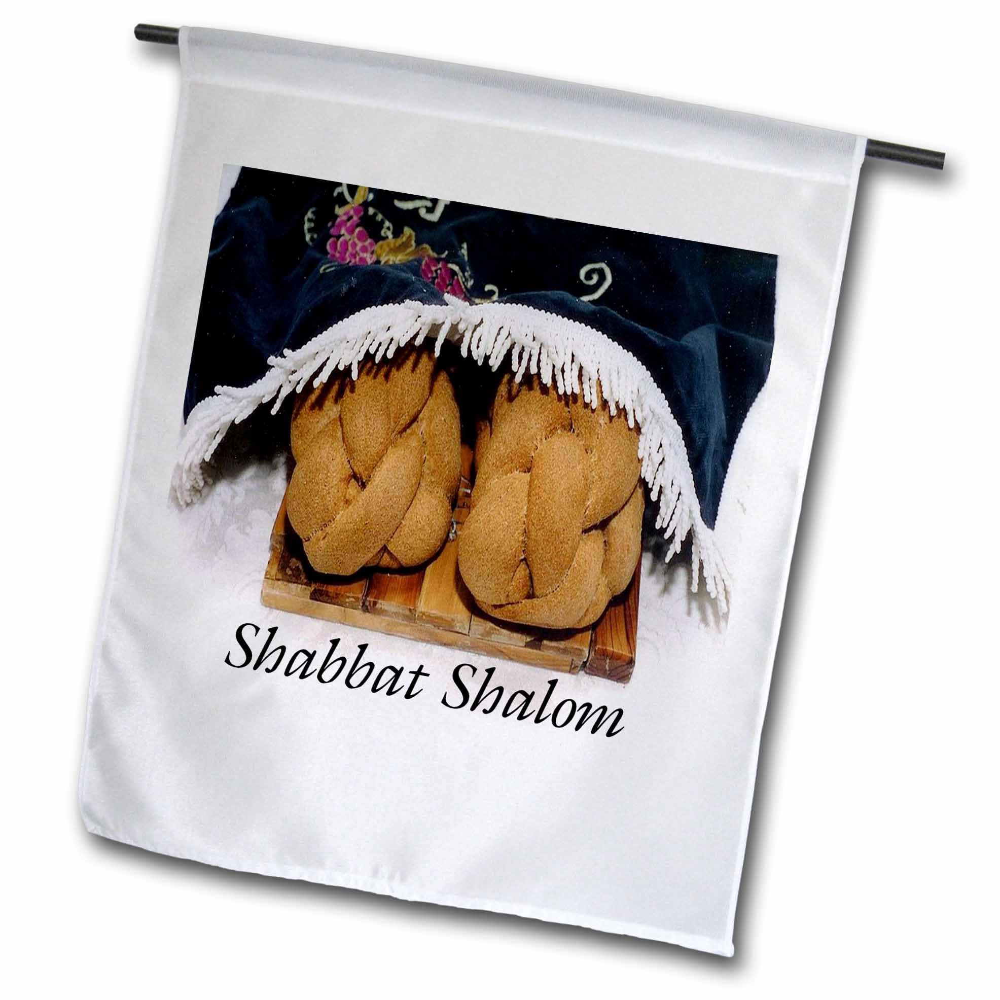 3D Printed Shabbat Shalom Challah Bread Flag - Jewish Holiday Decor for Home, Synagogue & Party Celebrations - Perfect for Hanukkah, Passover & Sabbath Gatherings