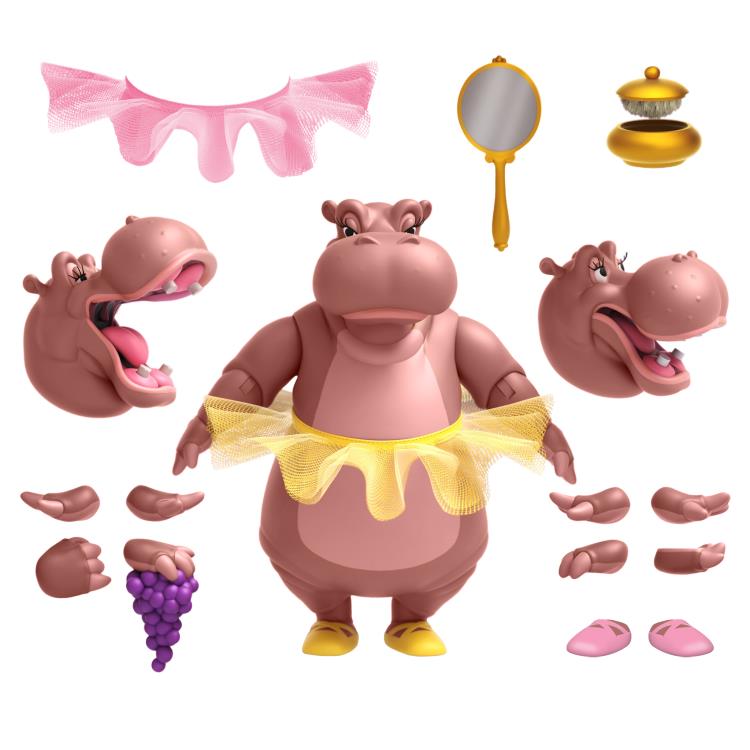 Disney Fantasia ULTIMATES! Hyacinth Hippo Collectible Figurine - Classic Animated Movie Character for Disney Fans & Collectors - Perfect for Home Decor, Gift Giving, and Disney Memorabilia Displays