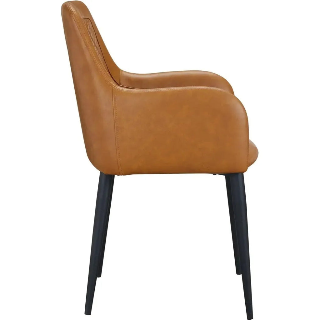 22 Inch Dining Chair Set of 2 - Modern Kitchen Chairs with Padded Seat - Perfect for Dining Room, Kitchen, Breakfast Nook & Small Spaces